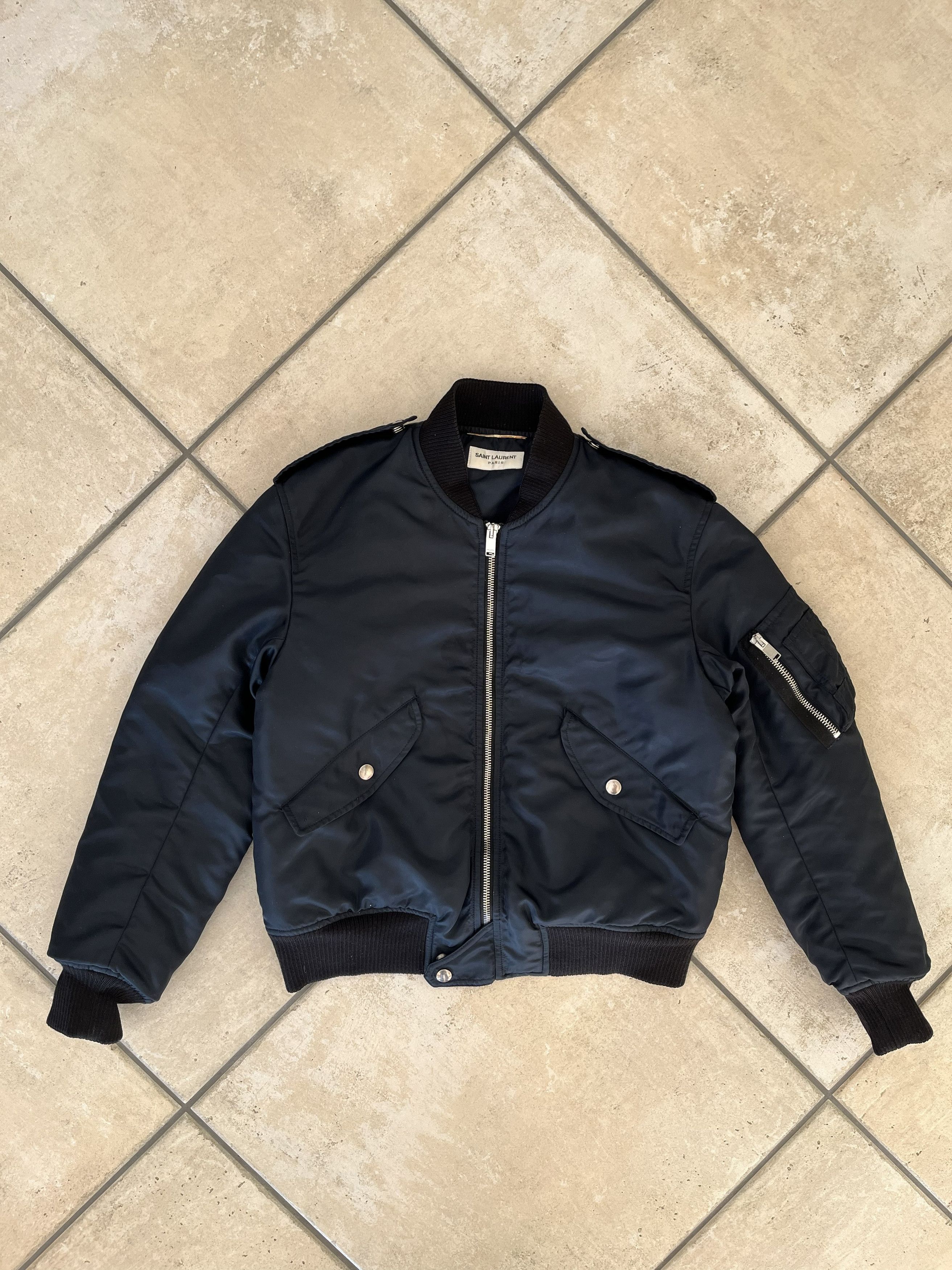 Saint Laurent Paris FW16 Saint Laurent Paris Bomber Jacket Size XS / US 0-2 / IT 36-38 - 1 Thumbnail