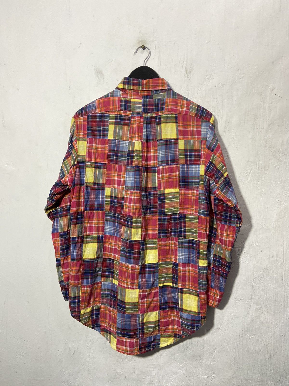 RRL Ralph Lauren Vintage Polo Ralph Lauren Patchwork Shirt Kapital Style Size US M / EU 48-50 / 2 - 11 Thumbnail