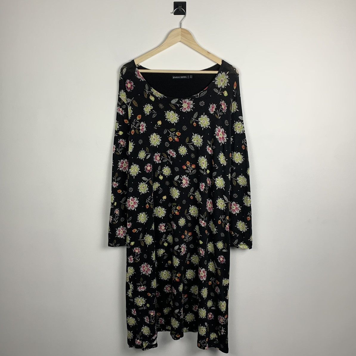 Gudrun Sjoden Floral Maxi Dress Women’s Size 2XL avant garde
