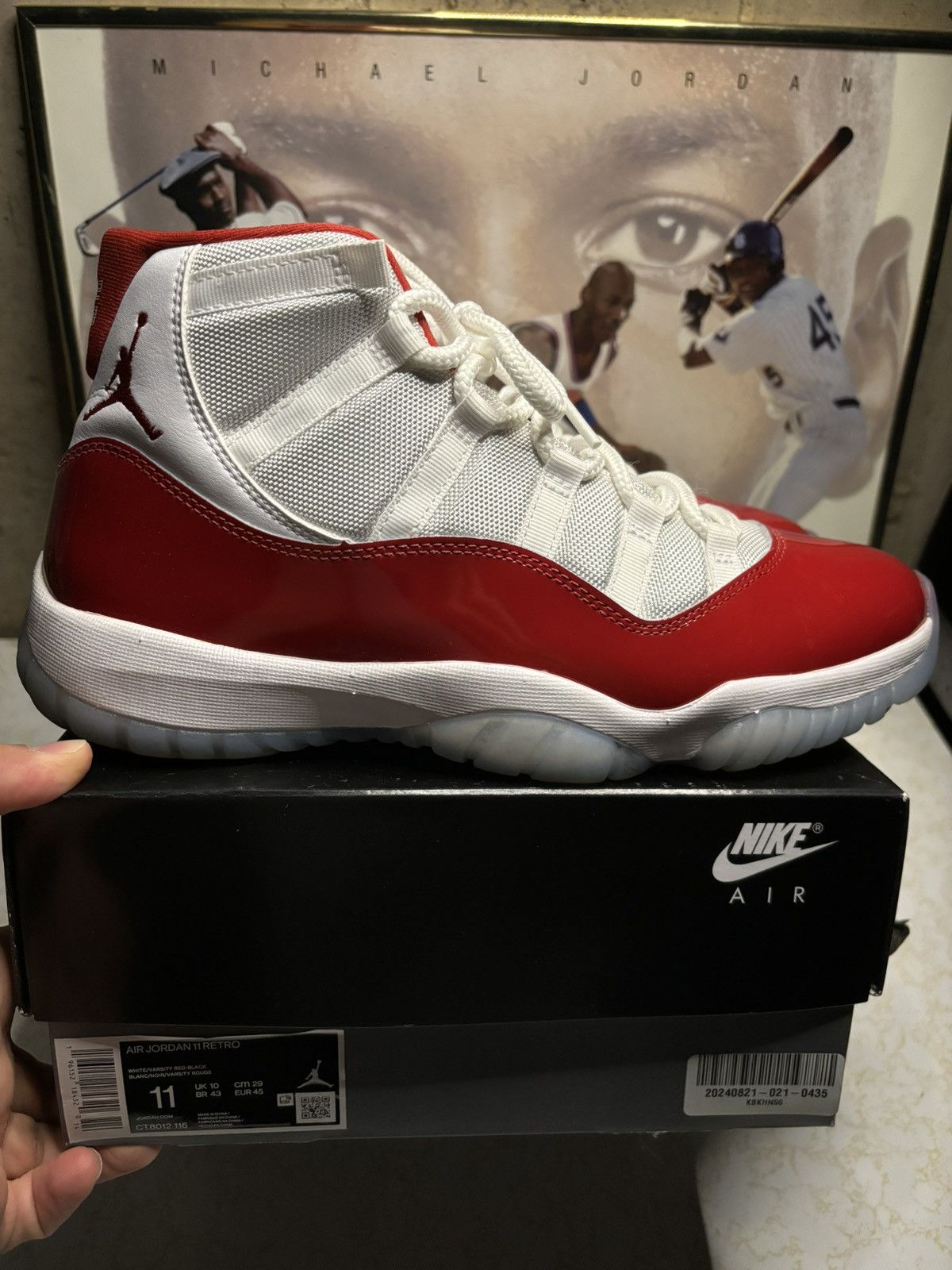 Jordan Brand Air Jordan 11 Retro Cherry Size US 11 / EU 44 - 1 Thumbnail