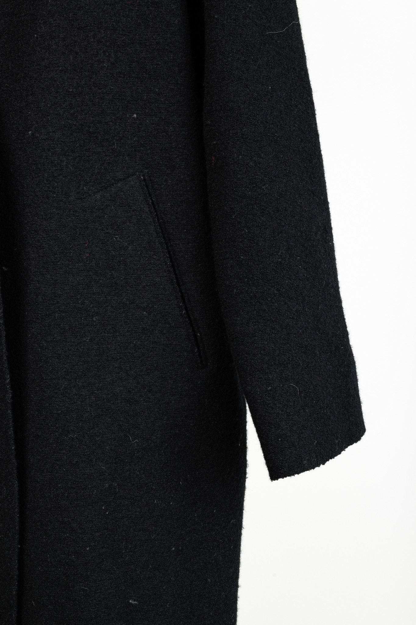 Other Oska Black Boiled-Wool Oversized Flyaway-Collar Coat Size S / US 4 / IT 40 - 6 Thumbnail