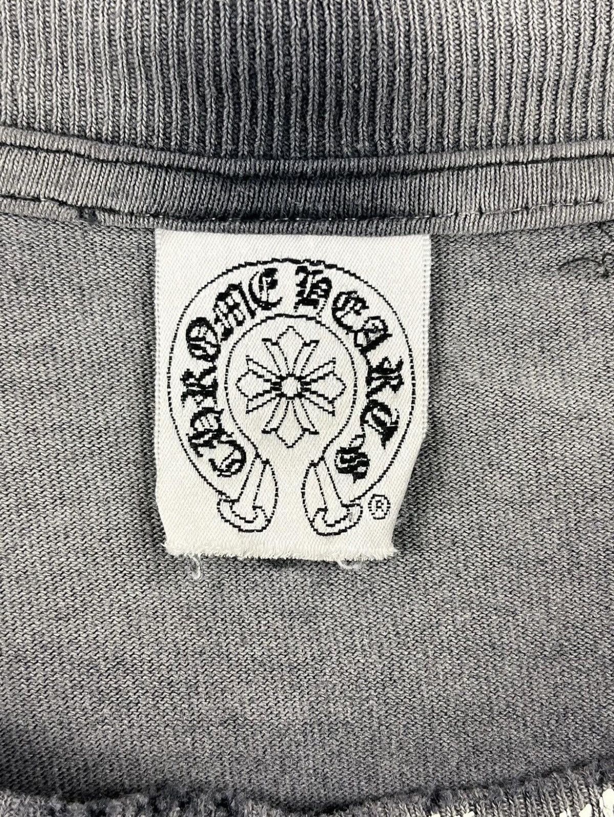 Chrome Hearts × Vintage RARE* Vintage Chrome Hearts Dagger SMOKED FADED Pocket Shirt Size US XL / EU 56 / 4 - 9 Thumbnail
