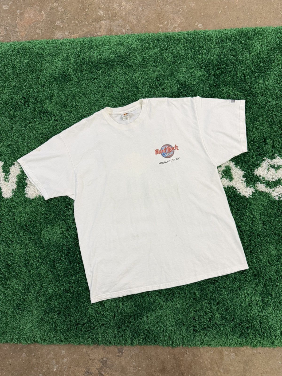 Hard Rock Cafe × Vintage Vintage Hard Rock Cafe Washington DC Tee White 2XL XXL Size US XXL / EU 58 / 5 - 1 Thumbnail