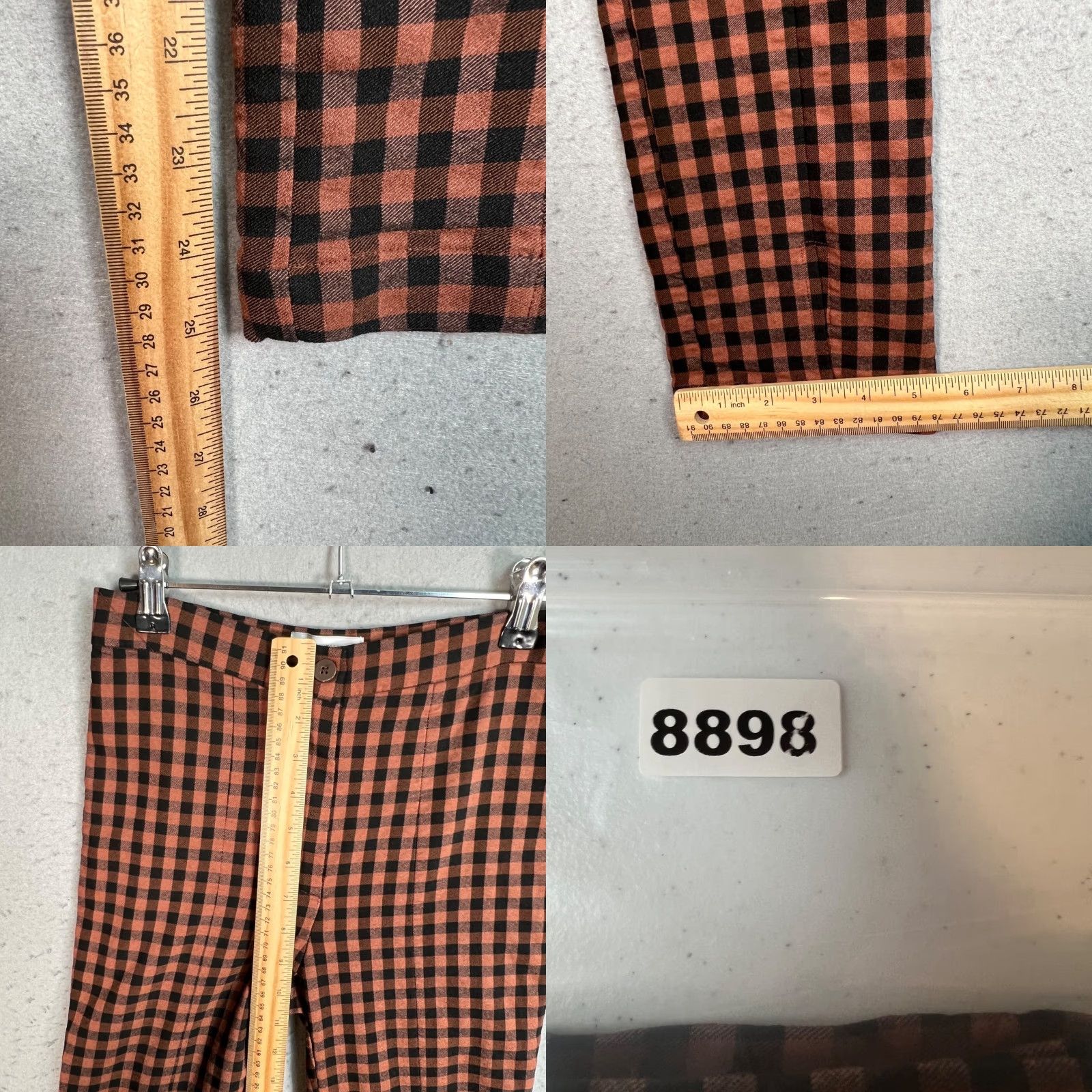 Urban Outfitters Urban Outfitters Womens Checkered Pants Size 0 Polyester & Viscose Blend Size 25" / US 0 / IT 36 - 8 Thumbnail