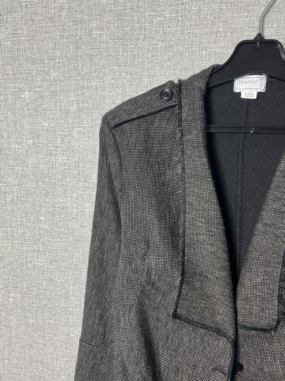 Transit Uomo Transit Par Such Long Button Cardigan Viscose & Wool Coat Size S / US 4 / IT 40 - 9 Thumbnail