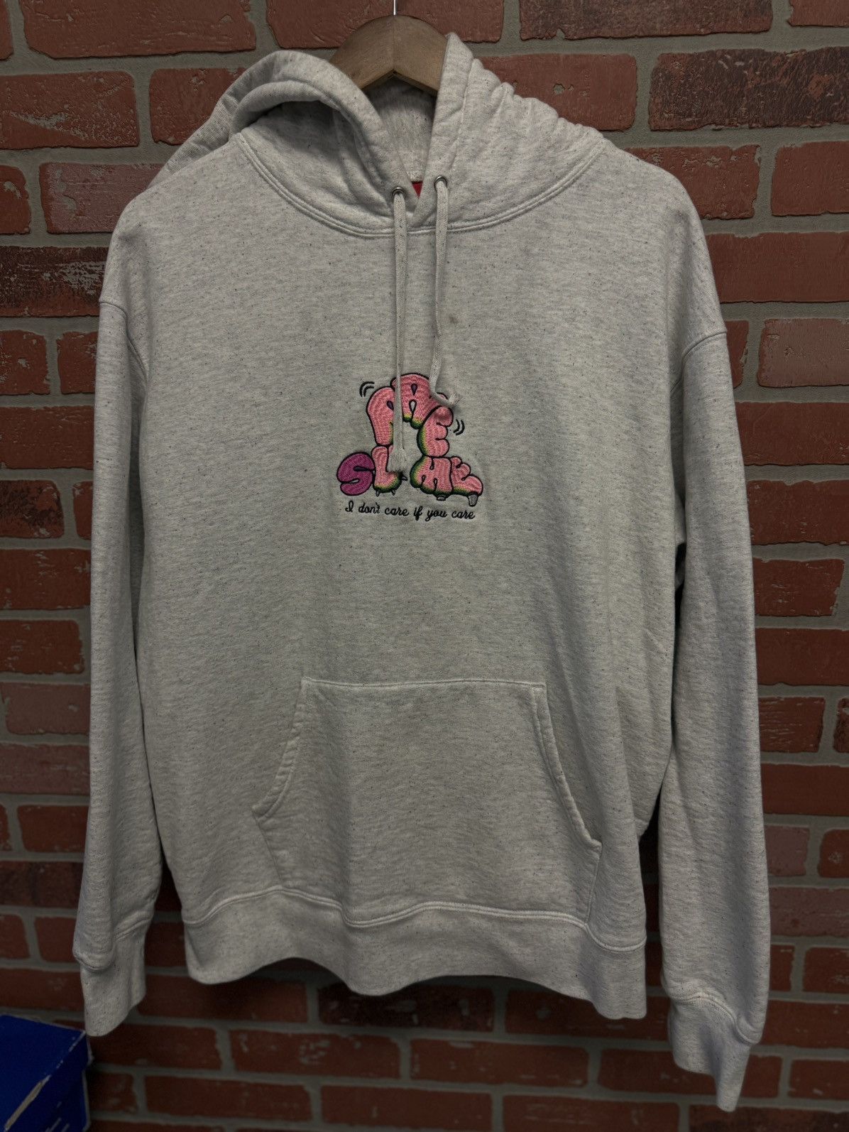 Supreme Supreme Grey Colorful Specs Hoodie Size Large 🧼 Size US L / EU 52-54 / 3 - 3 Thumbnail