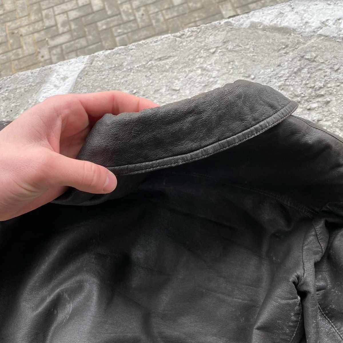 Japanese Brand × Leather Vintage Leather Jacket Size US M / EU 48-50 / 2 - 21 Thumbnail