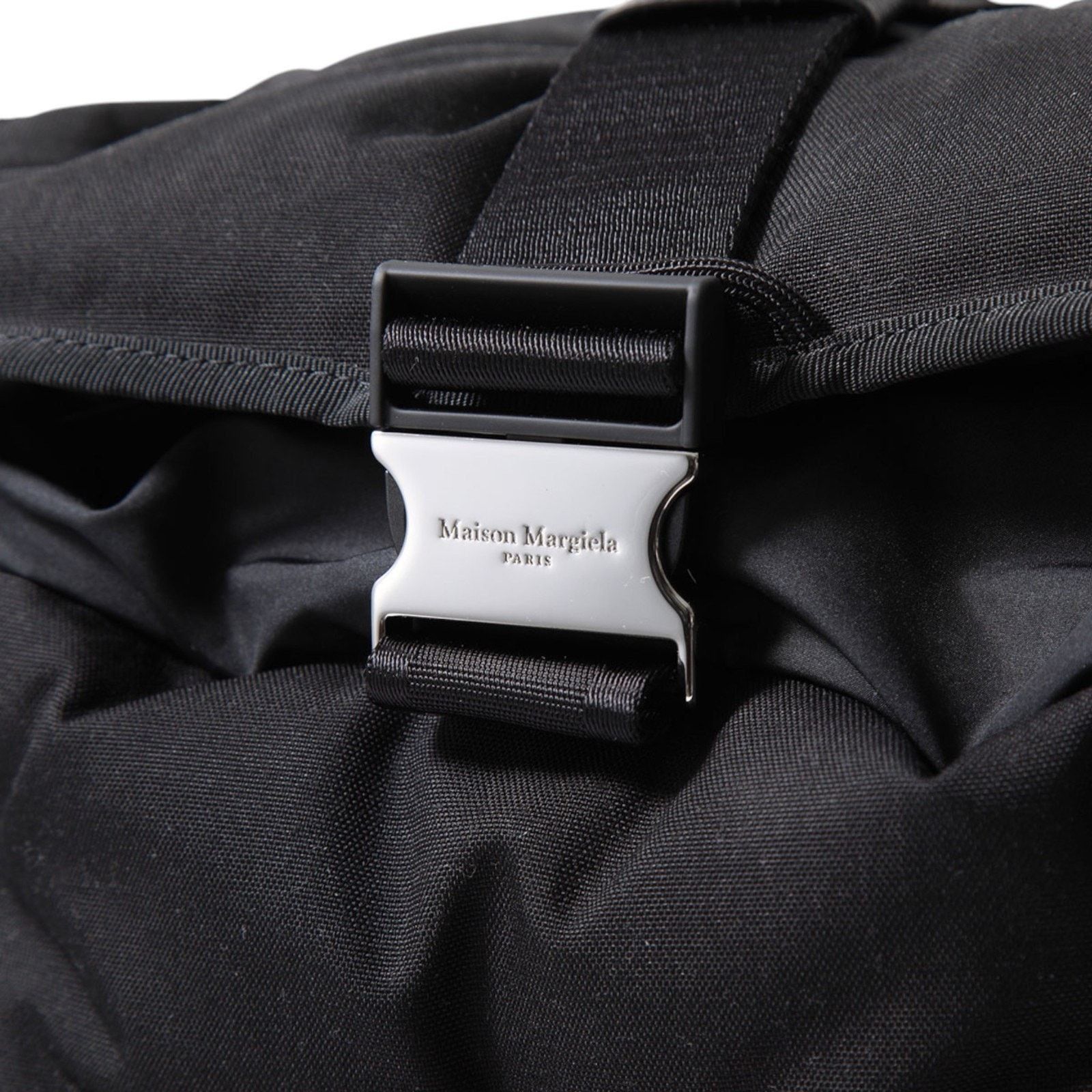 Maison Margiela Glam Slam Numbers Patch Canvas Backpack Black - New $2050 Size ONE SIZE - 8 Thumbnail