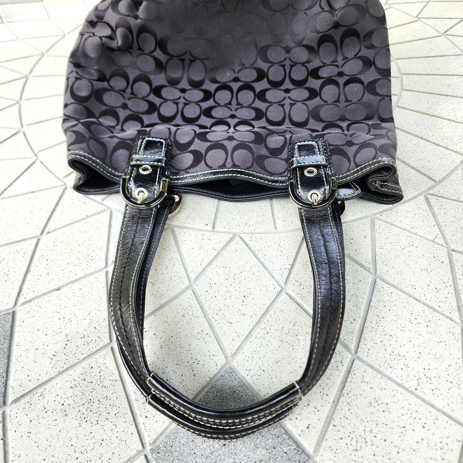 Coach Coach Soho Signature Logo Tote Shopper Shoulder Bag Vintage Size ONE SIZE - 5 Thumbnail