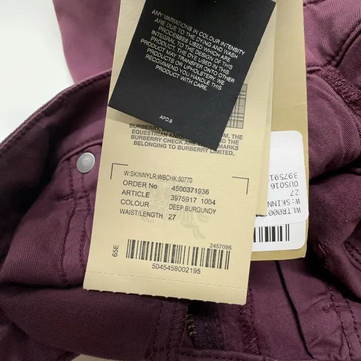 Burberry Burberry Burberry Casual Mid-Rise Button Pants-2507 Size US 27 - 5 Thumbnail