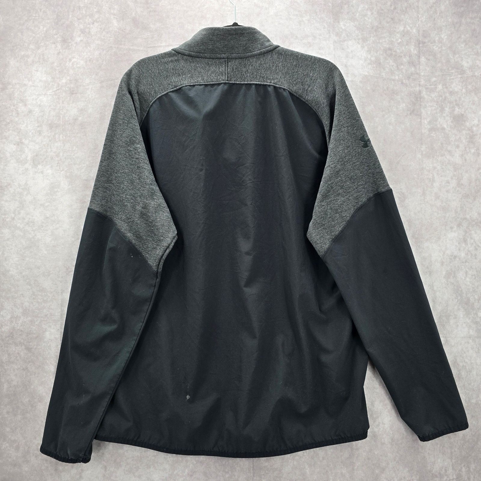 Under Armour Under Armour Gray Black Half Zip Jacket Extra Large Mens XL Size US XL / EU 56 / 4 - 2 Thumbnail