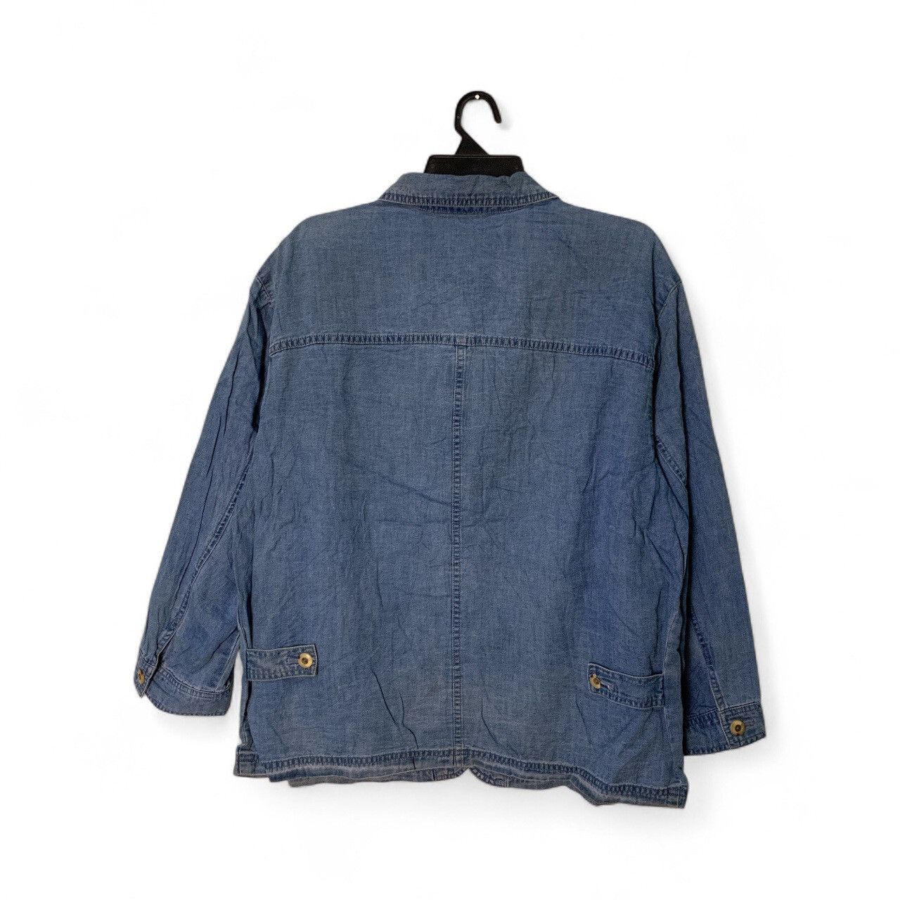RENOWN Rare Design Vintage Renown Simple Life Soft Denim Jackets Size L / US 10 / IT 46 - 2 Thumbnail
