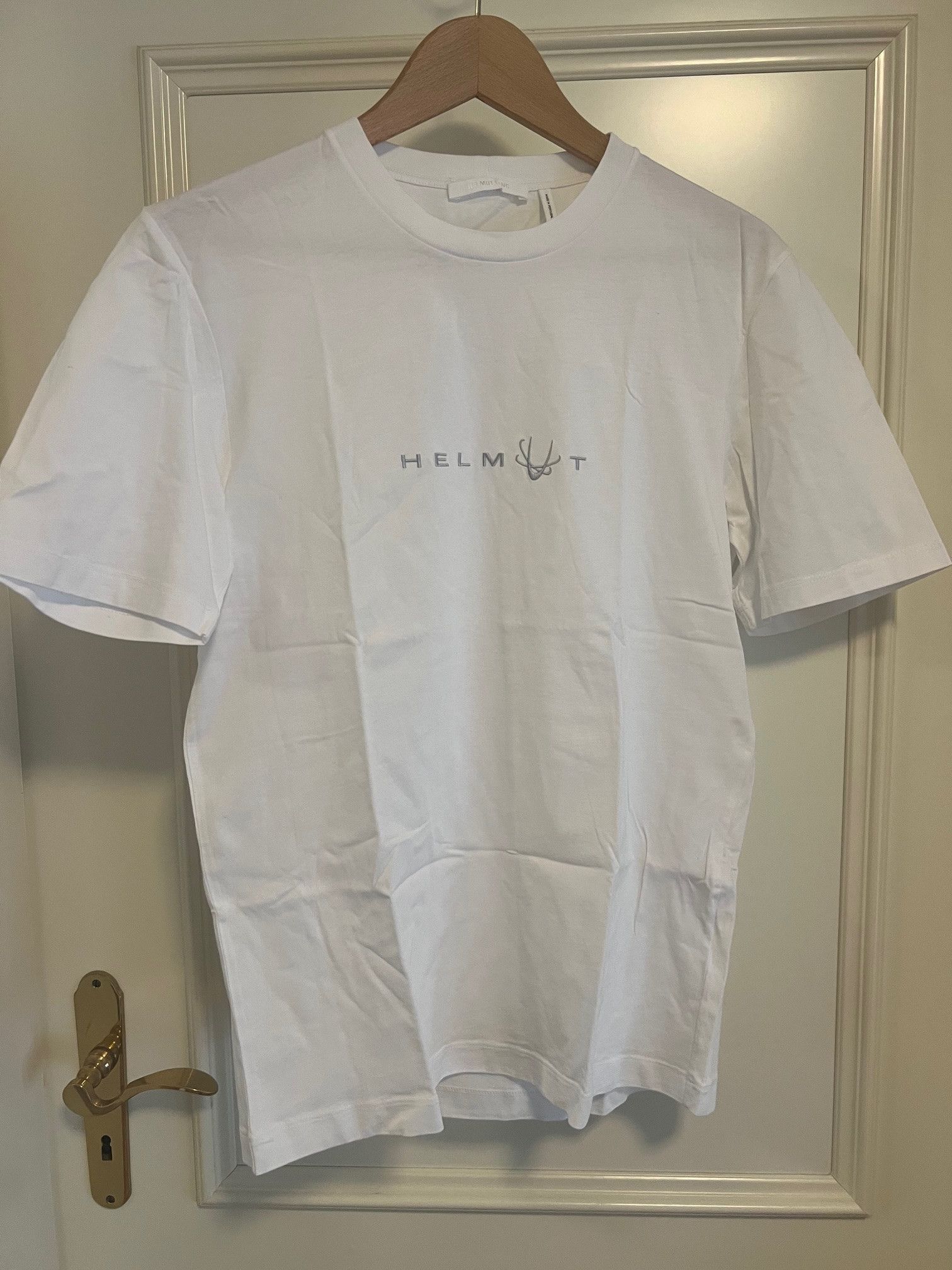 image of Helmut Lang Alien T-Shirt in White, Men's (Size Small)