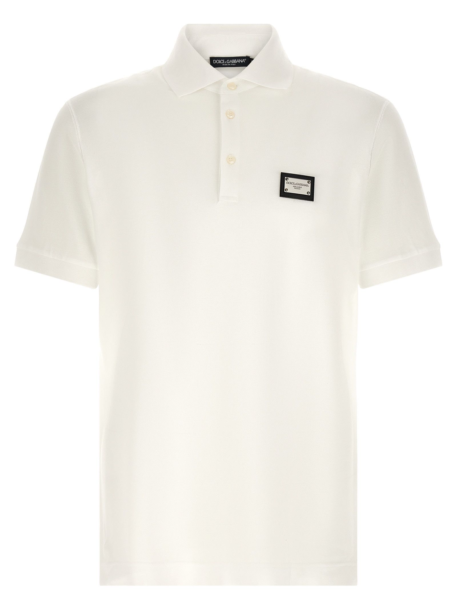 Dolce & Gabbana Logo plate polo shirt Size US XL / EU 56 / 4 - 1 Thumbnail