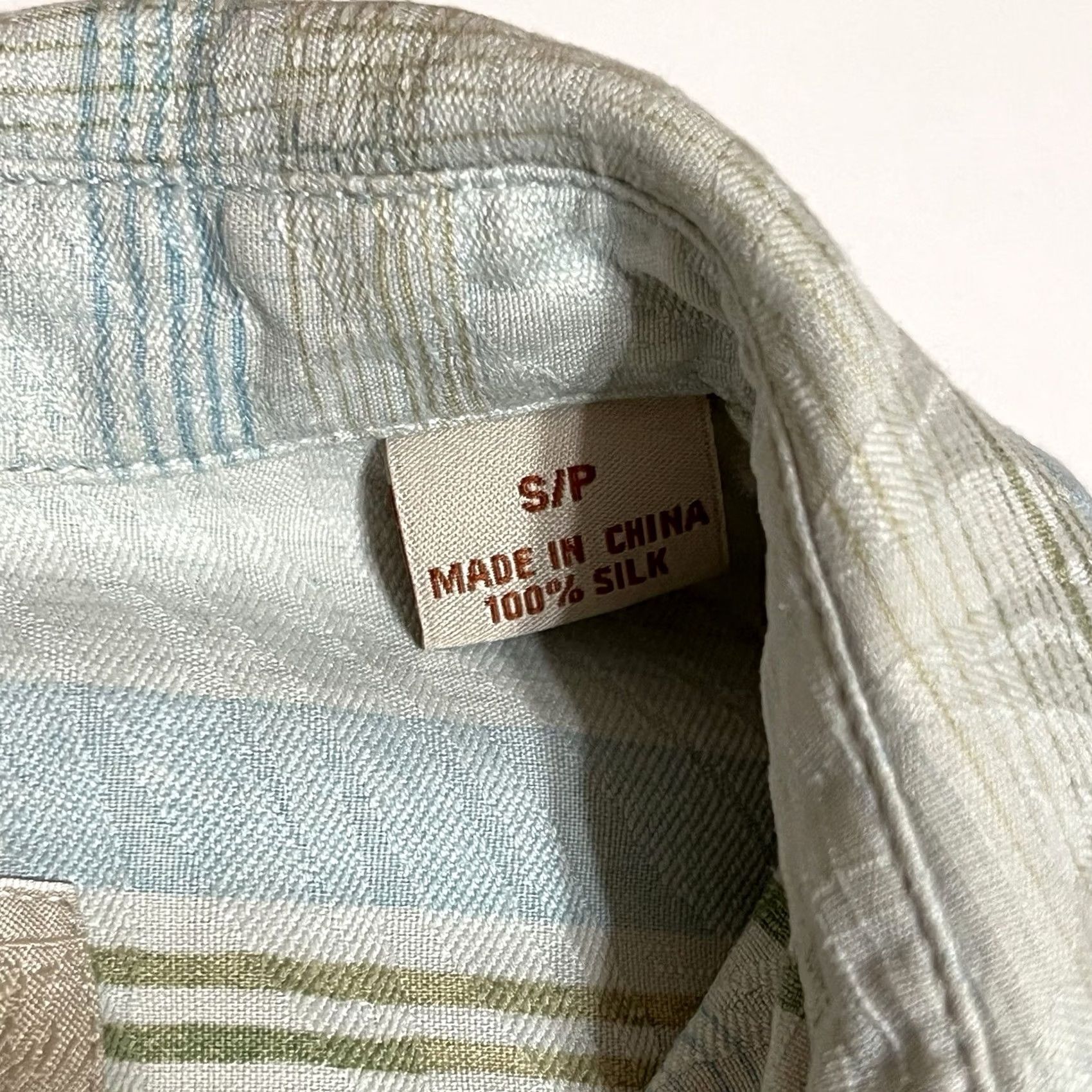 Tommy Bahama Tommy Bahama Shirt Mens Small Silk Plaid Hawaiian Short Sleeve Button-Up Relaxed Multicolor 100% Silk Classic Casual Size US S / EU 44-46 / 1 - 7 Thumbnail