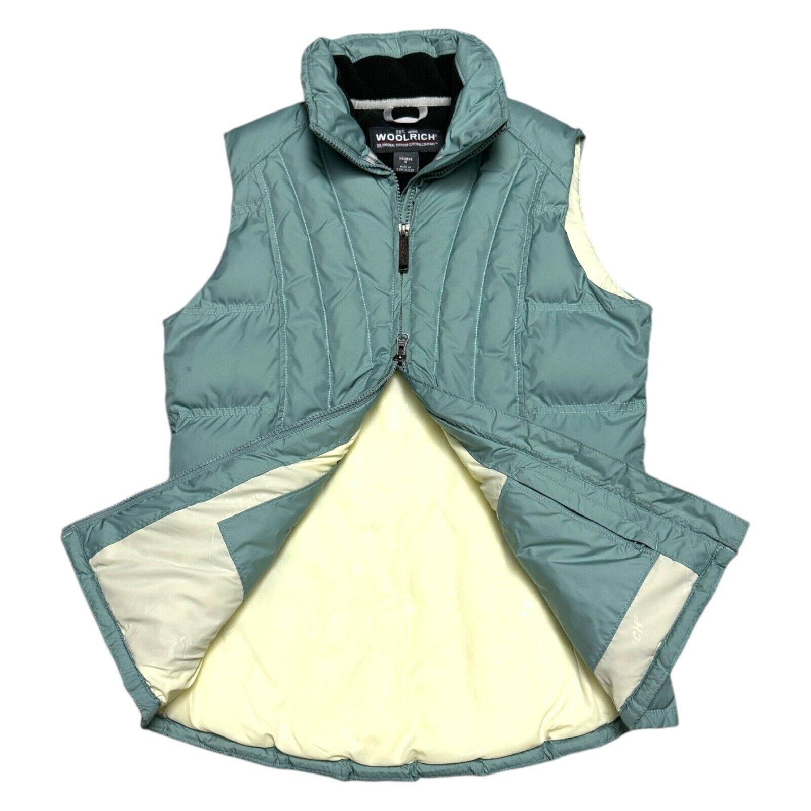 Woolrich Woolen Mills WOOLRICH Puffer Mint Green Insulated Winter Ski Parka Vest Size S / US 4 / IT 40 - 1 Thumbnail