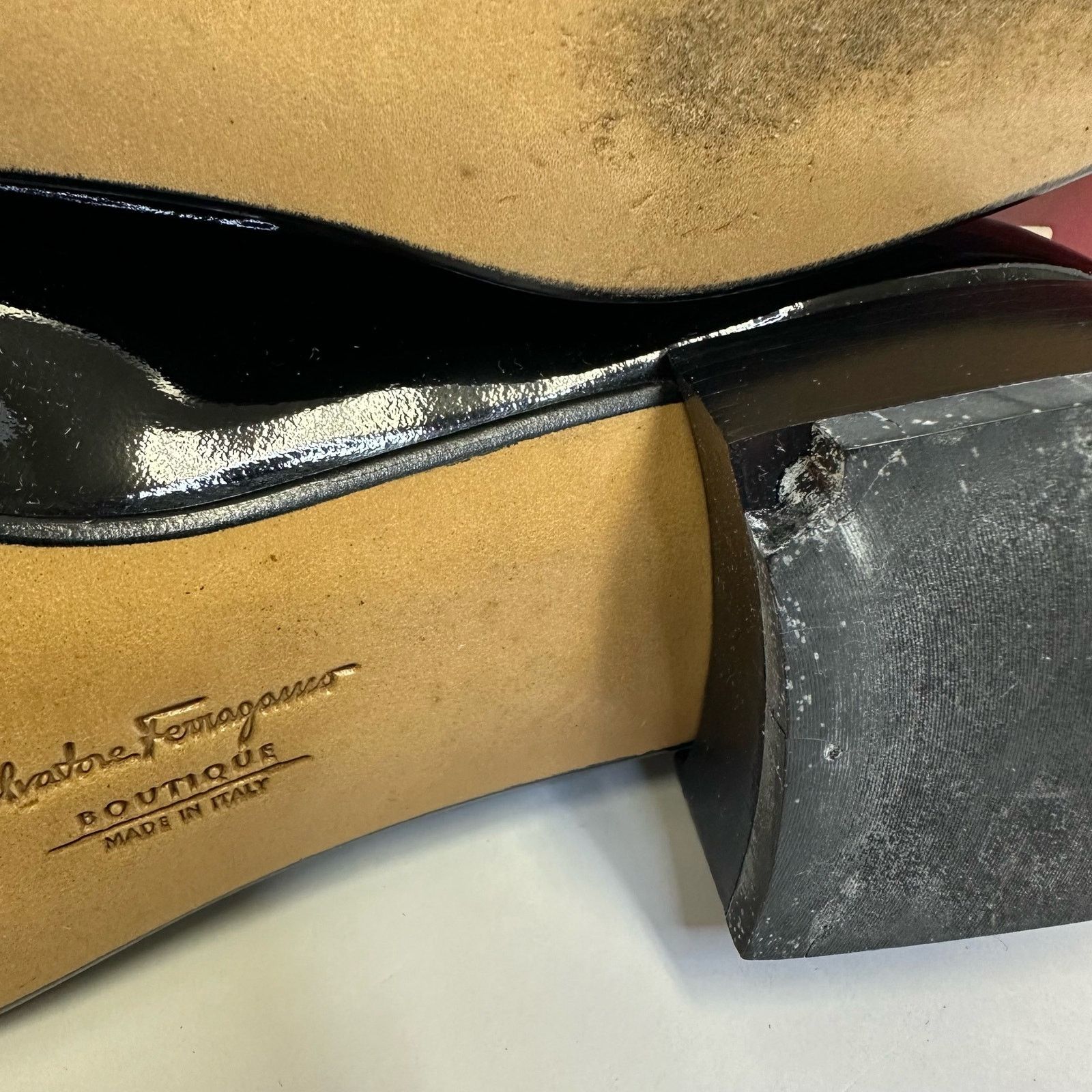 Salvatore Ferragamo Vintage Salvatore Ferragamo Boutique Black Loafers SZ 5.5 C Size US 5.5 / IT 35.5 - 6 Thumbnail