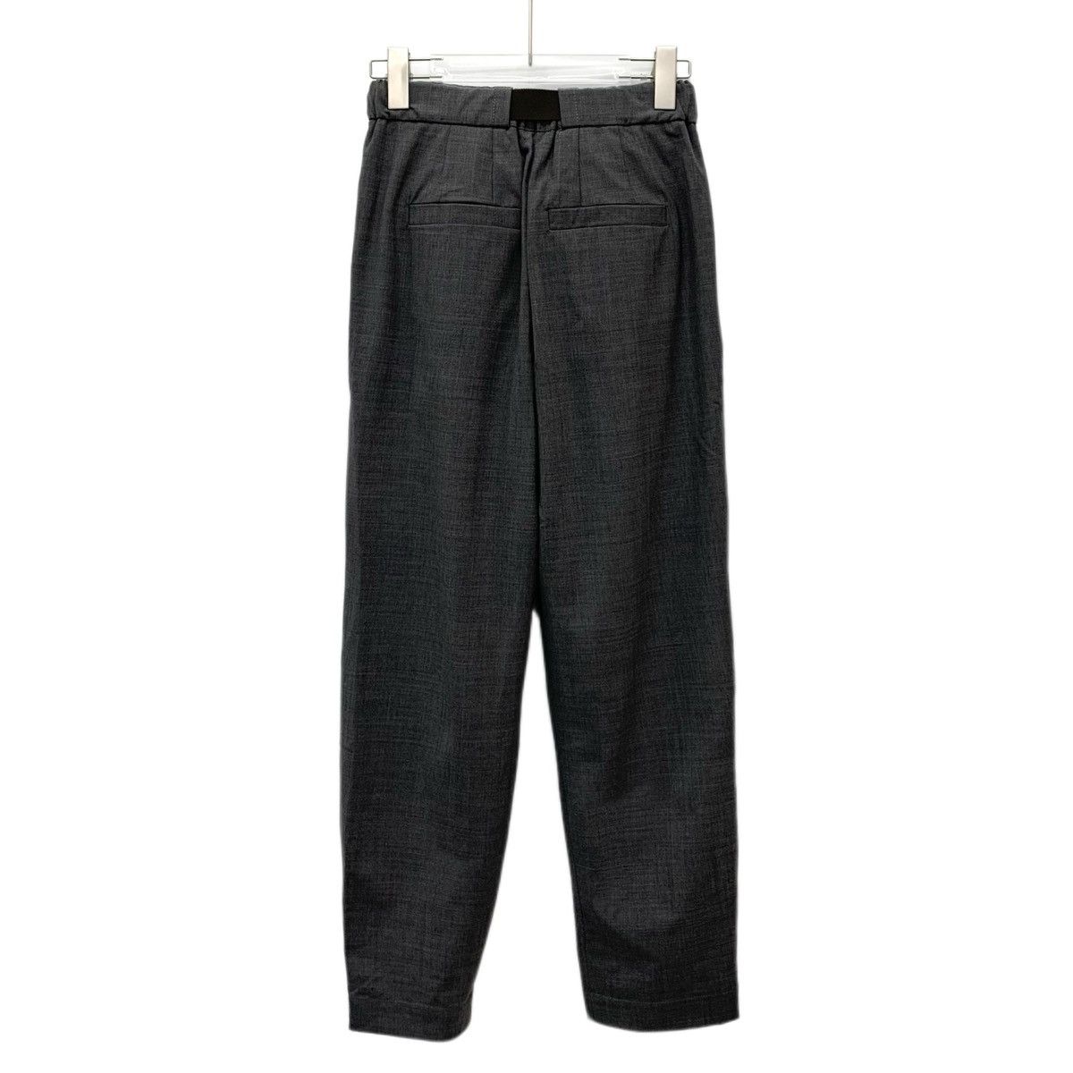 Brunello Cucinelli Brunello Cucinelli Grey Belt Detail Wool Trousers K26WX Size 26" / US 2 / IT 38 - 2 Thumbnail