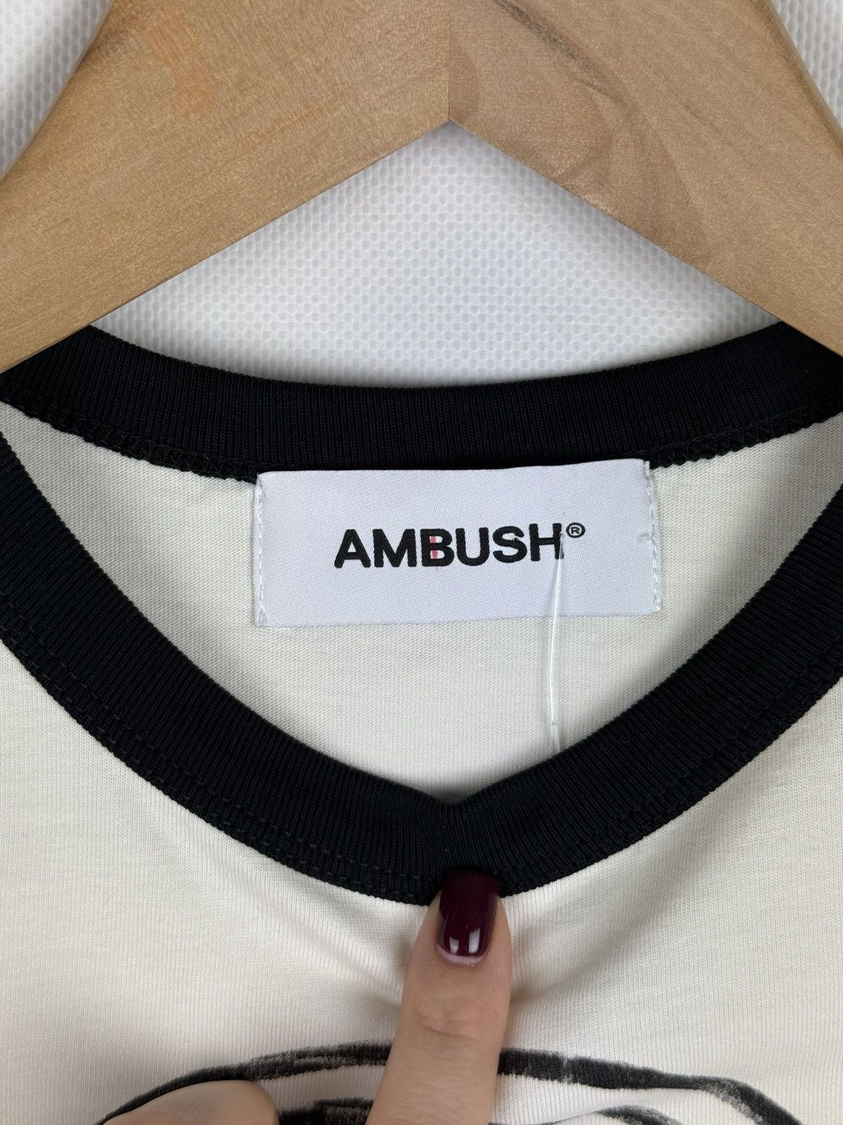 Ambush Design Ambush Hand Drawn Emblem Baby Tee Short Sleeve T Shirt Size XS / US 0-2 / IT 36-38 - 9 Thumbnail