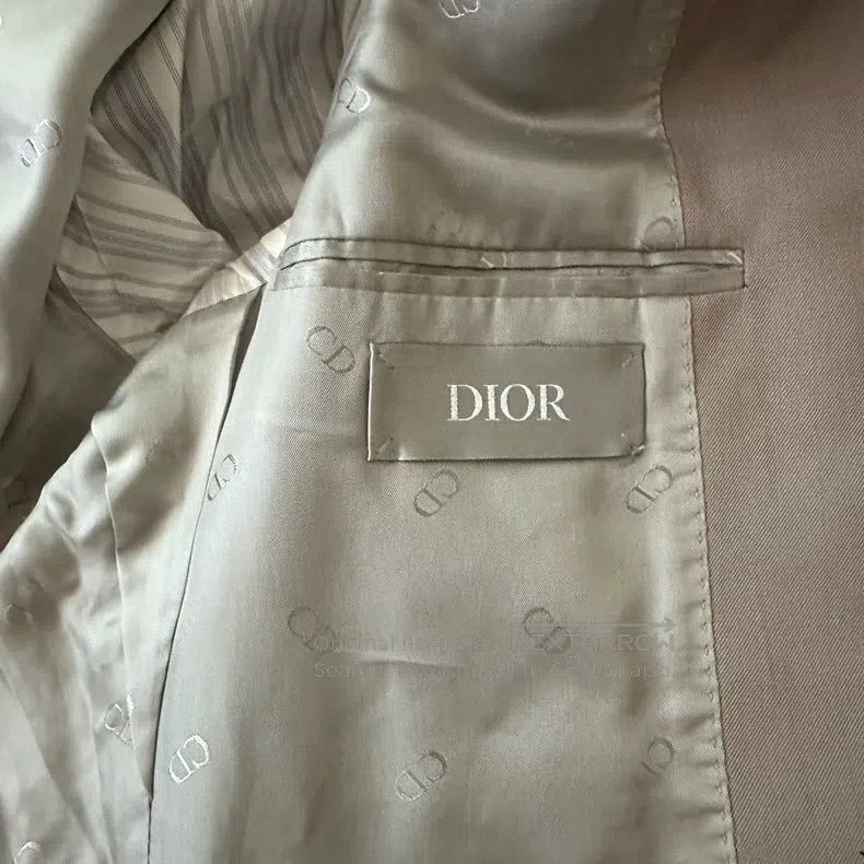 Dior Dior 23ss latest style oblique buckle khaki suit Size 48R - 4 Thumbnail