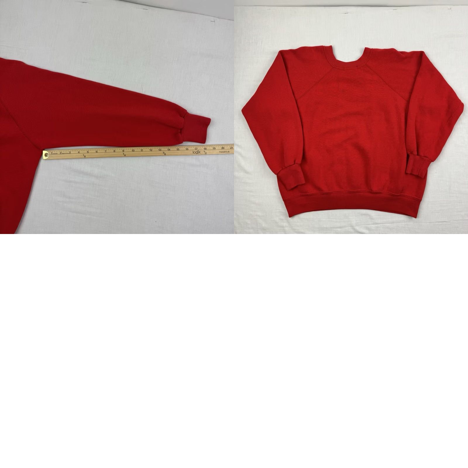 Gap VINTAGE Gap Sweatshirt Womens XL Crew Neck Red 80s Hipster Raglan Pullover USA Activewear Mens Girls Womens Size XL / US 12-14 / IT 48-50 - 8 Thumbnail