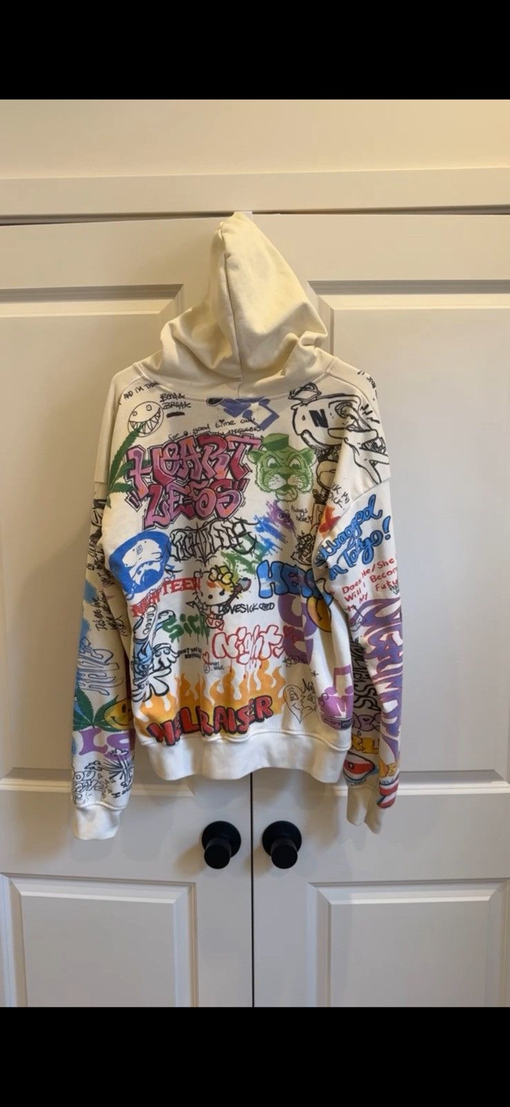 Other Graffiti Semi Cropped Hoodie Size US M / EU 48-50 / 2 - 5 Thumbnail