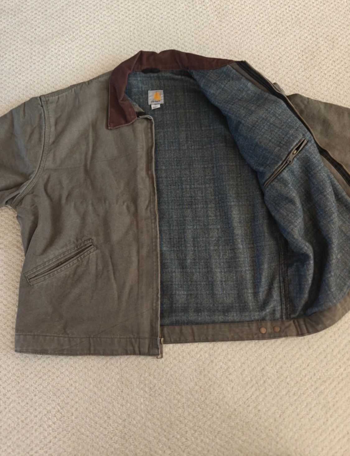 Carhartt Grail Carhartt Detroit jacket Moss Green Size Medium Size US M / EU 48-50 / 2 - 2 Thumbnail