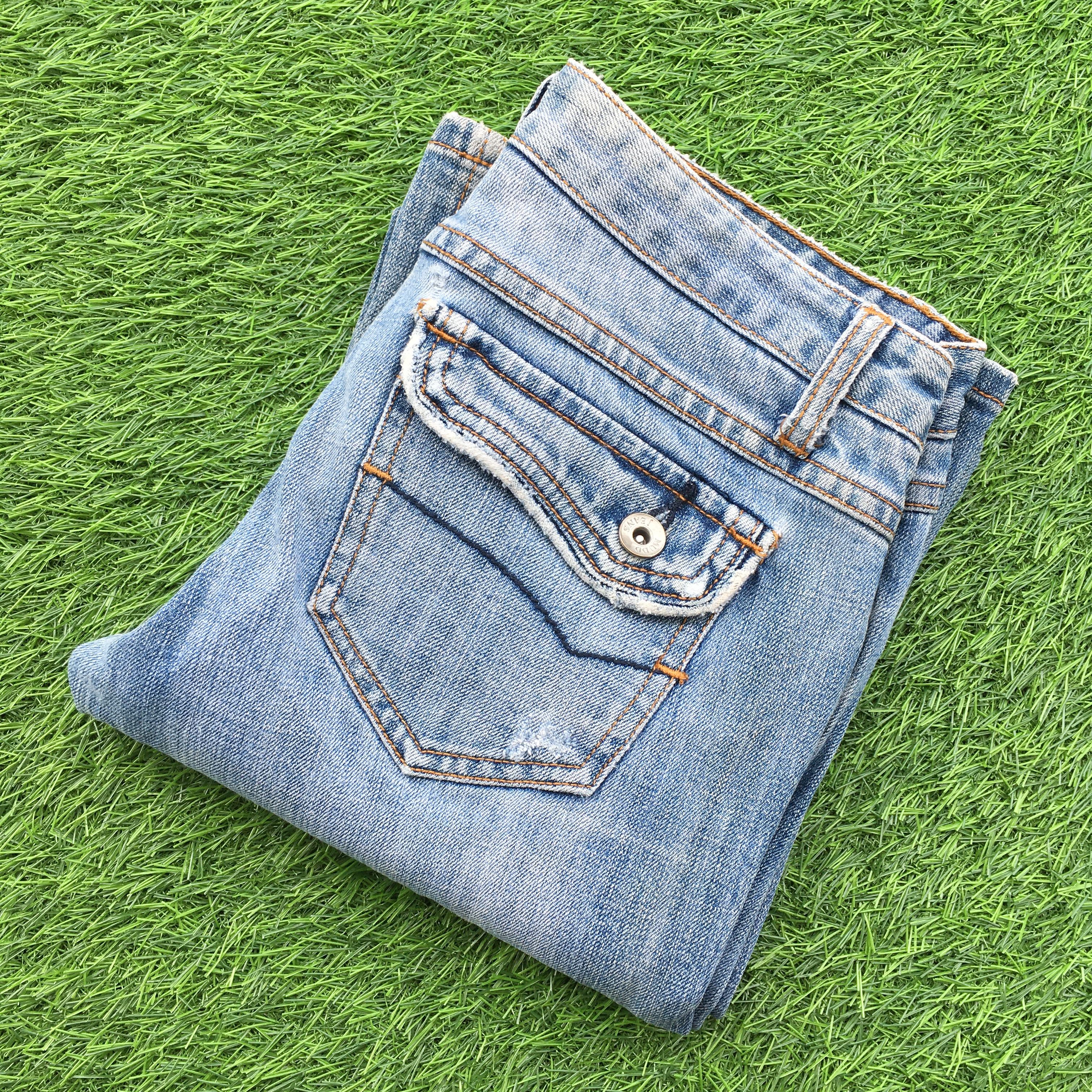 Designer × Jean Y2K Bootcut Stretch Jeans D-998 Size 26" / US 2 / IT 38 - 9 Thumbnail