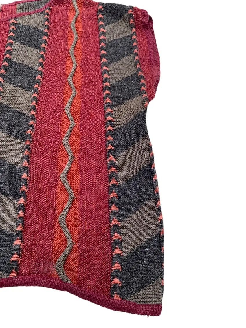 RARE 80s Archival Issey Miyake Geometric Linen Blend Knit