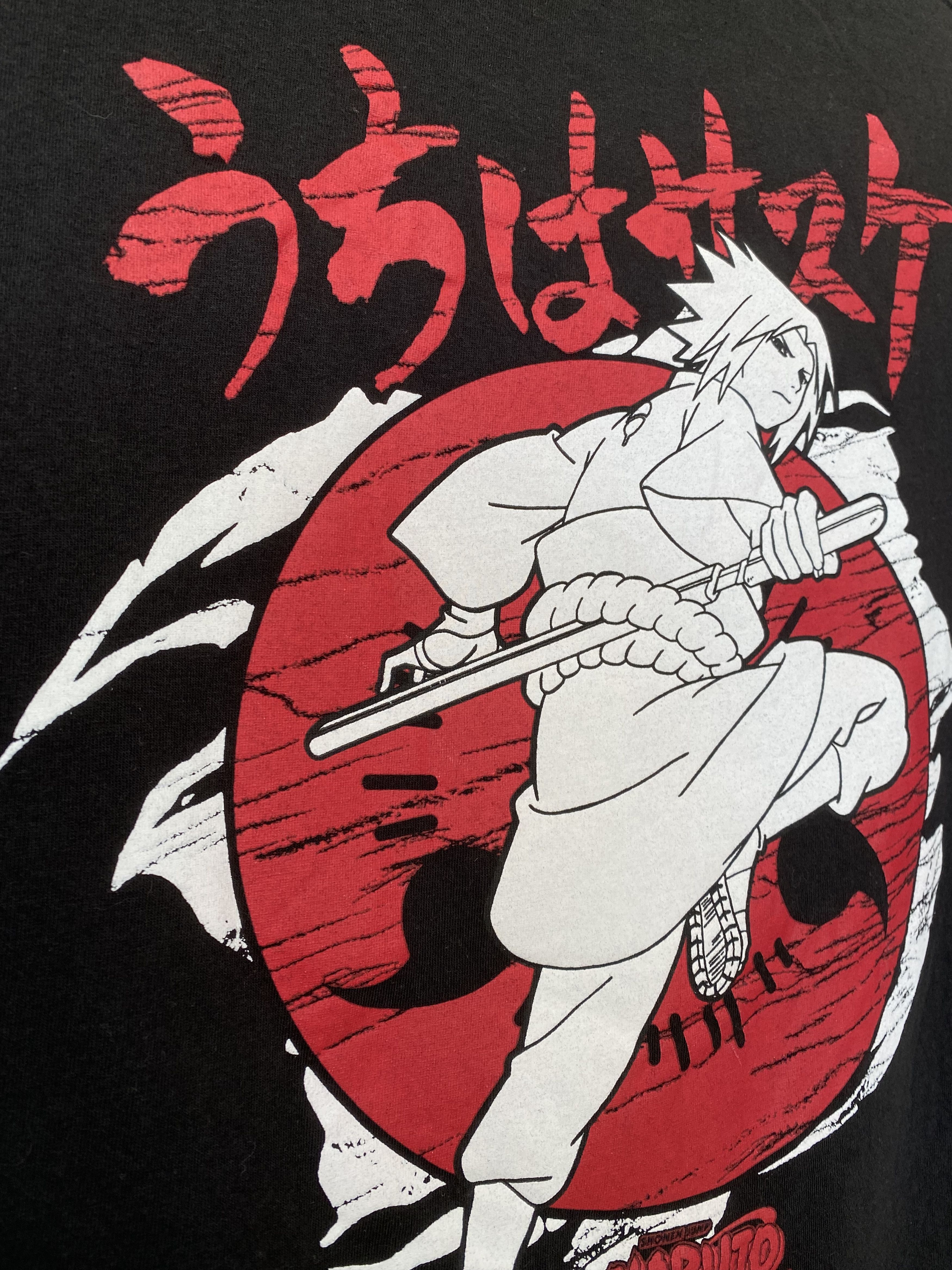 Anime Vintage 2000s Naruto Shippuden Anime Movie Sasuke T-shirt Size US L / EU 52-54 / 3 - 13 Thumbnail
