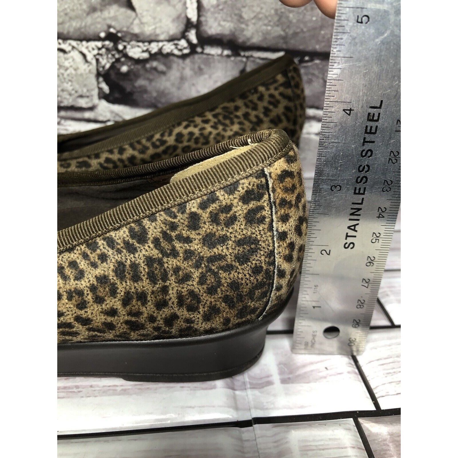 Other Munro American Leopard Print Synthetic Fabric Wedge Shoes Wo Size US 8 / IT 38 - 14 Thumbnail