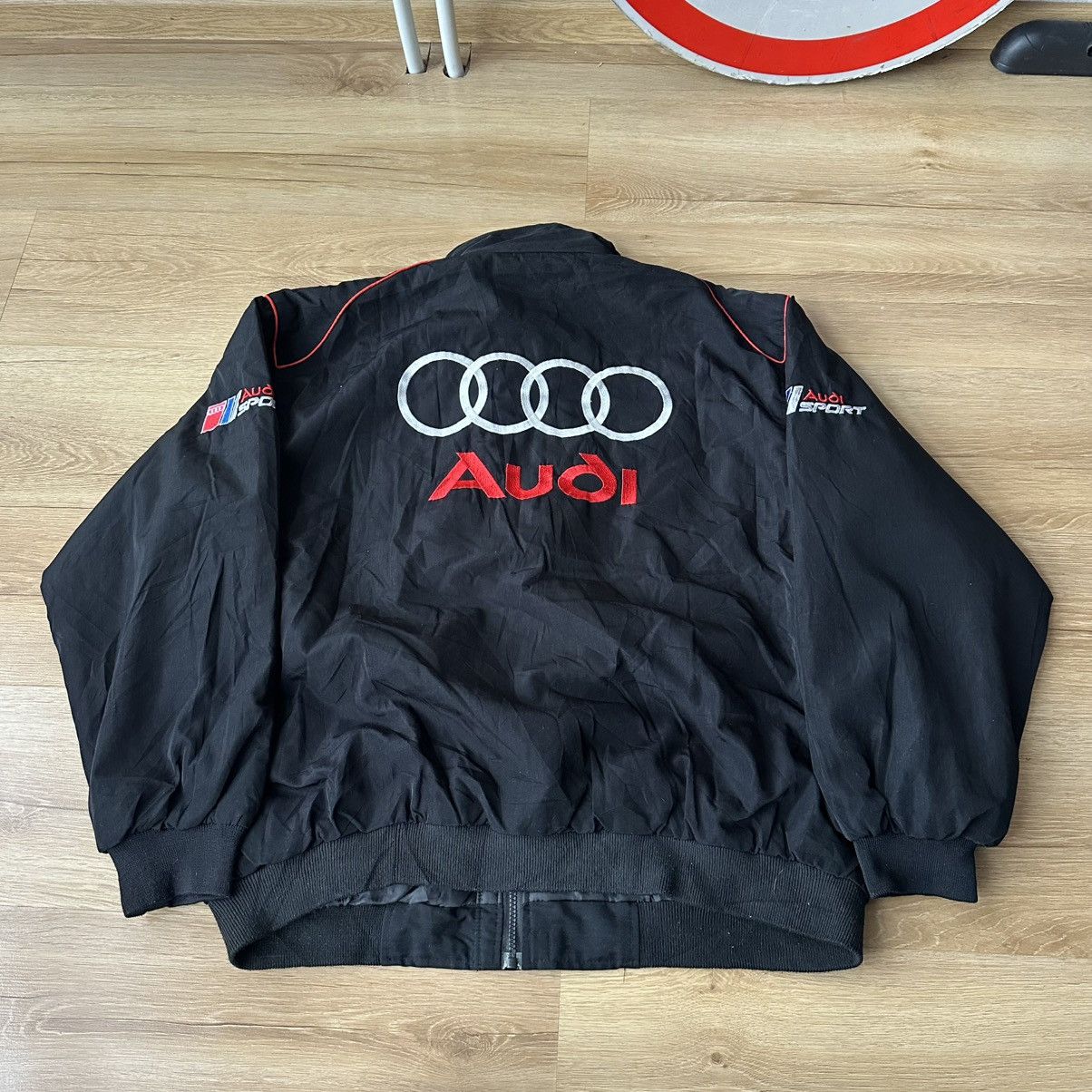 Audi Vintage Audi Sport Team Audi Racing Light Jacket Size US XL / EU 56 / 4 - 7 Thumbnail