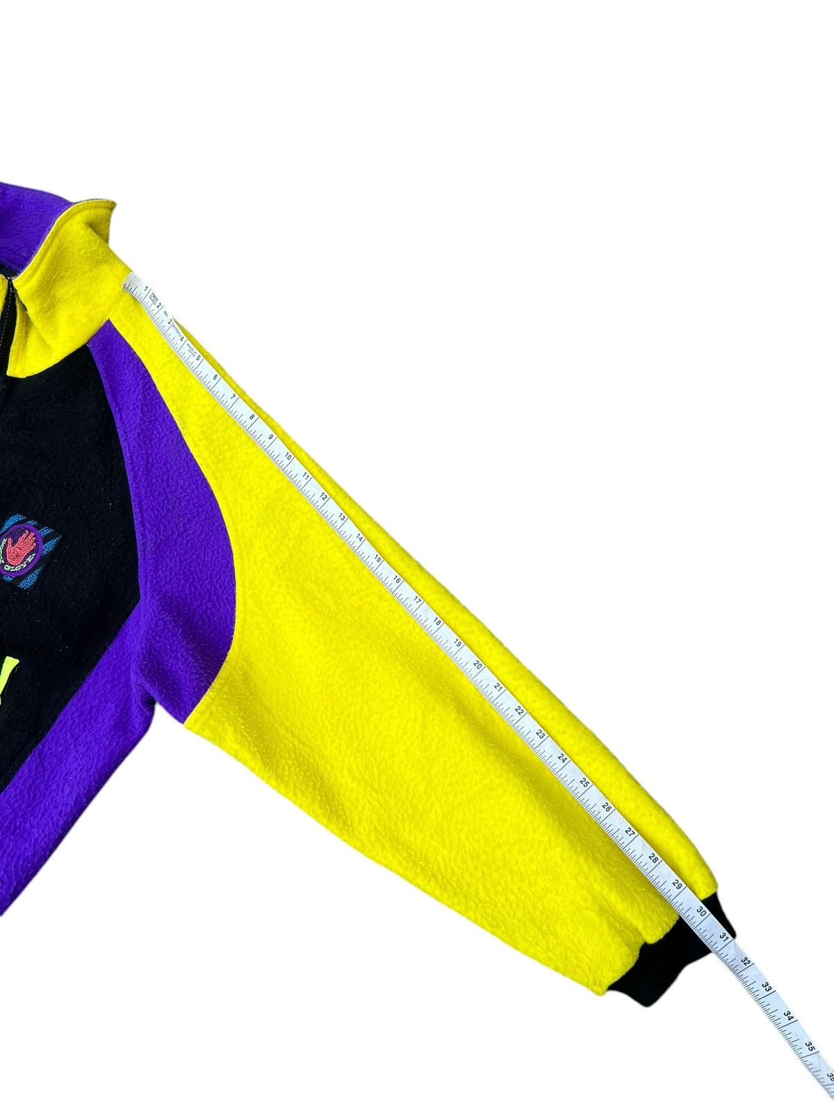 Body Glove × Vintage Vintage 90s Body Glove Colour Block Fleece Sweater Jacket Size US M / EU 48-50 / 2 - 3 Thumbnail
