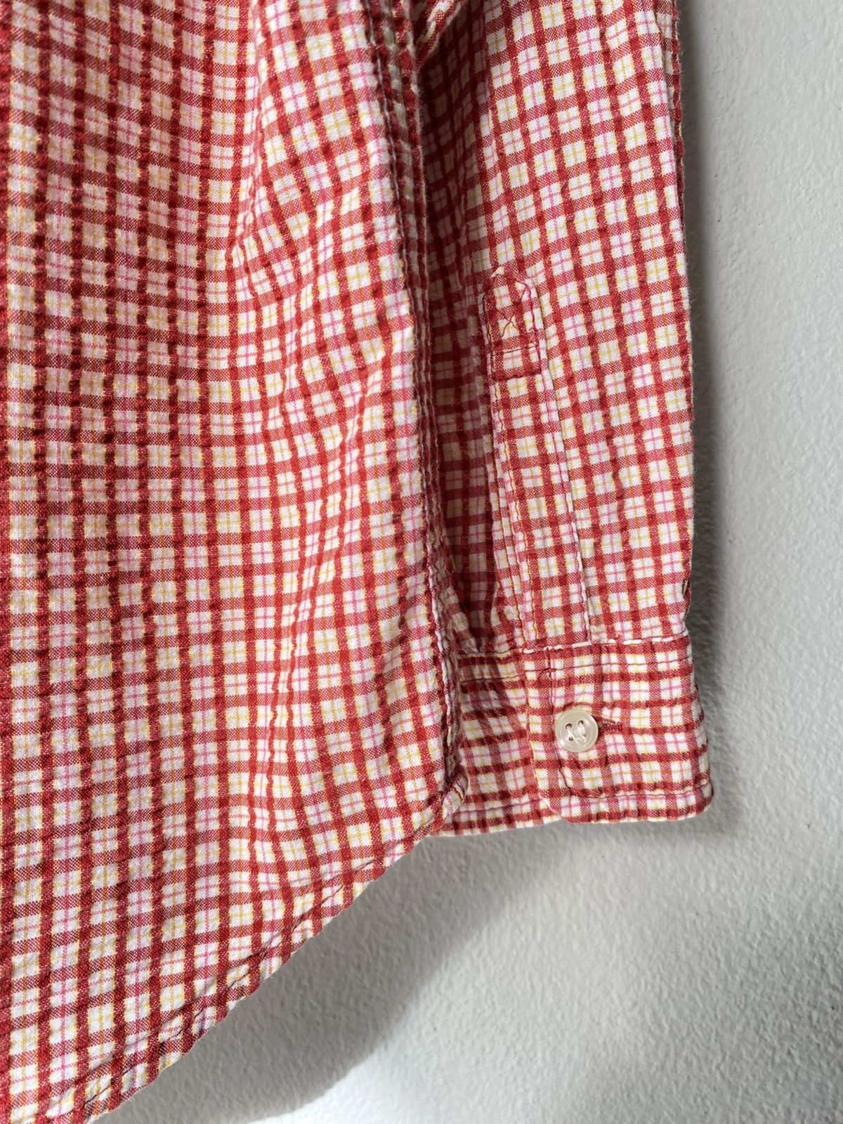 Karl Helmut Karl Helmut Red Checkered Shirt with Decorative Patches Size US S / EU 44-46 / 1 - 9 Thumbnail