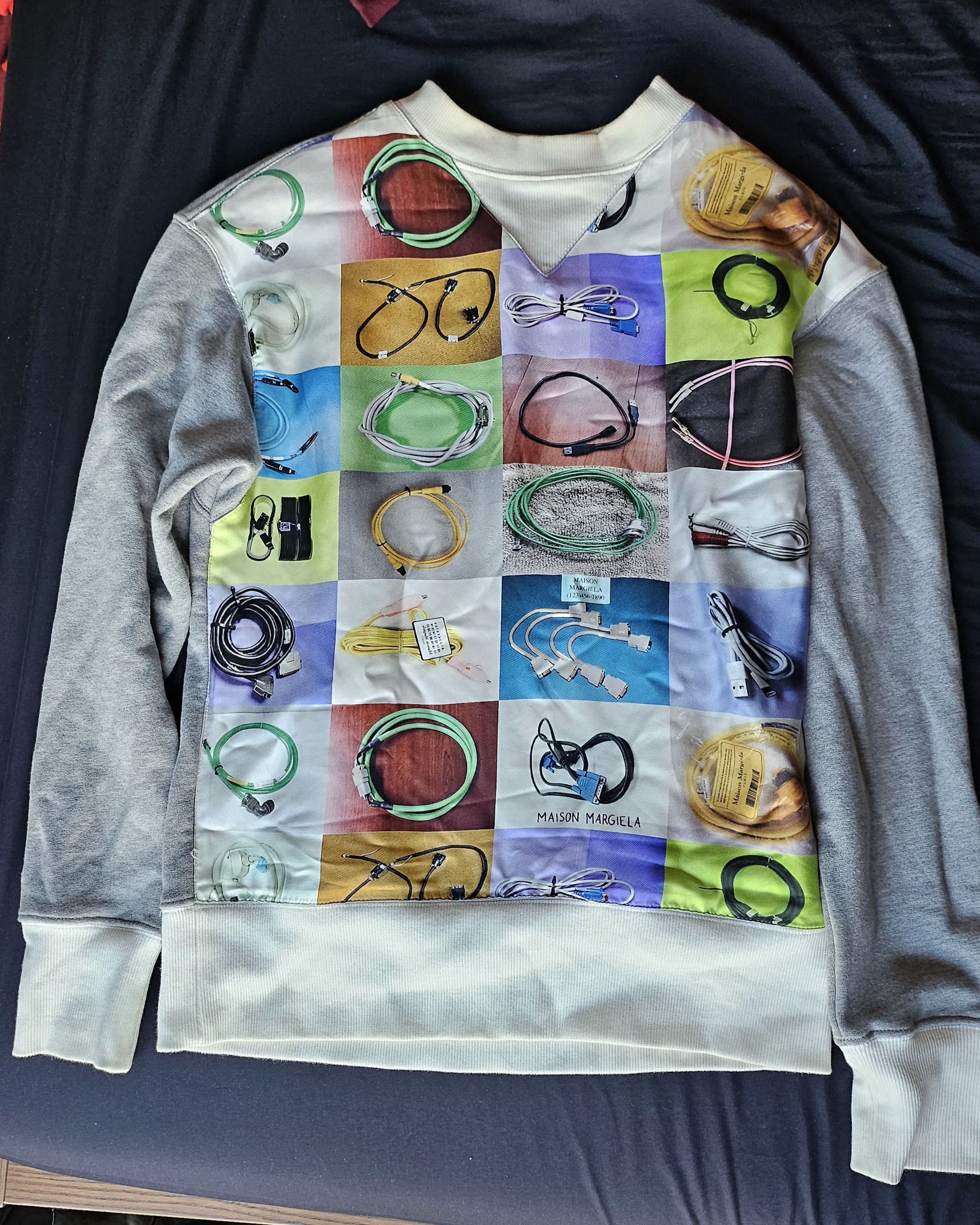 Maison Margiela Cable Print Sweater Size US S / EU 44-46 / 1 - 1 Thumbnail