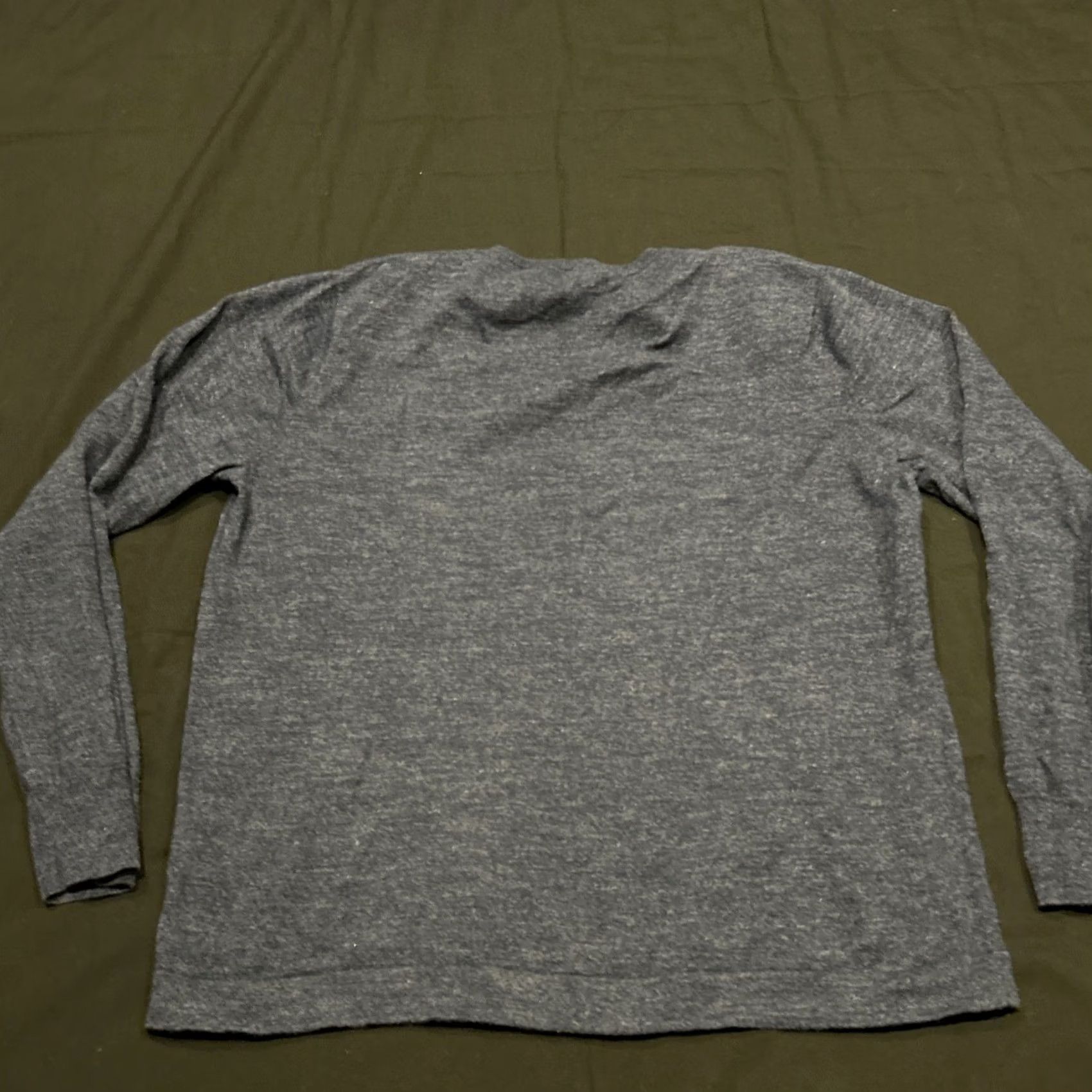 J.Crew J.CREW Men’s L Navy Blue Cotton Long Sleeve Shirt Pullover Knit Crew Neck Regular Size L Adults Mens Size US L / EU 52-54 / 3 - 3 Thumbnail