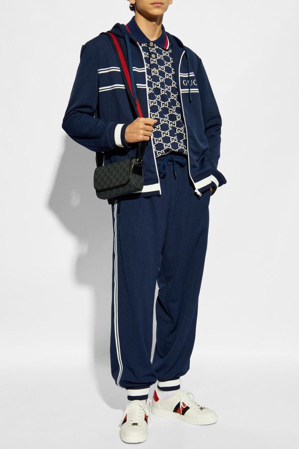 Gucci o1la5ras0426 Technical Jersey Joggers & Sweatpants in Navy Size US 32 / EU 48 - 2 Thumbnail