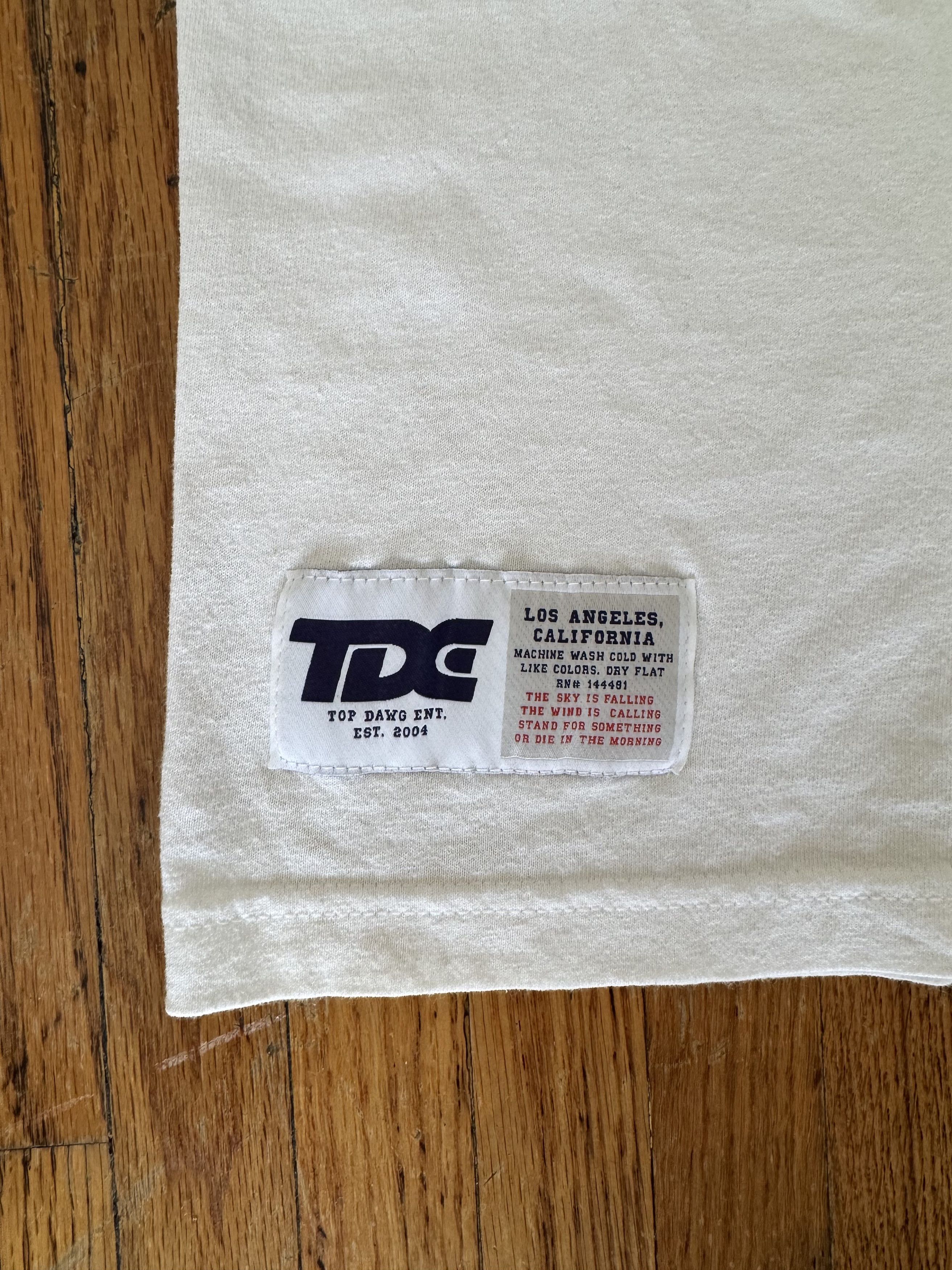 Kendrick Lamar Kendrick Lamar TDE Championship Tour Racing Tee White Size L Size US L / EU 52-54 / 3 - 2 Thumbnail