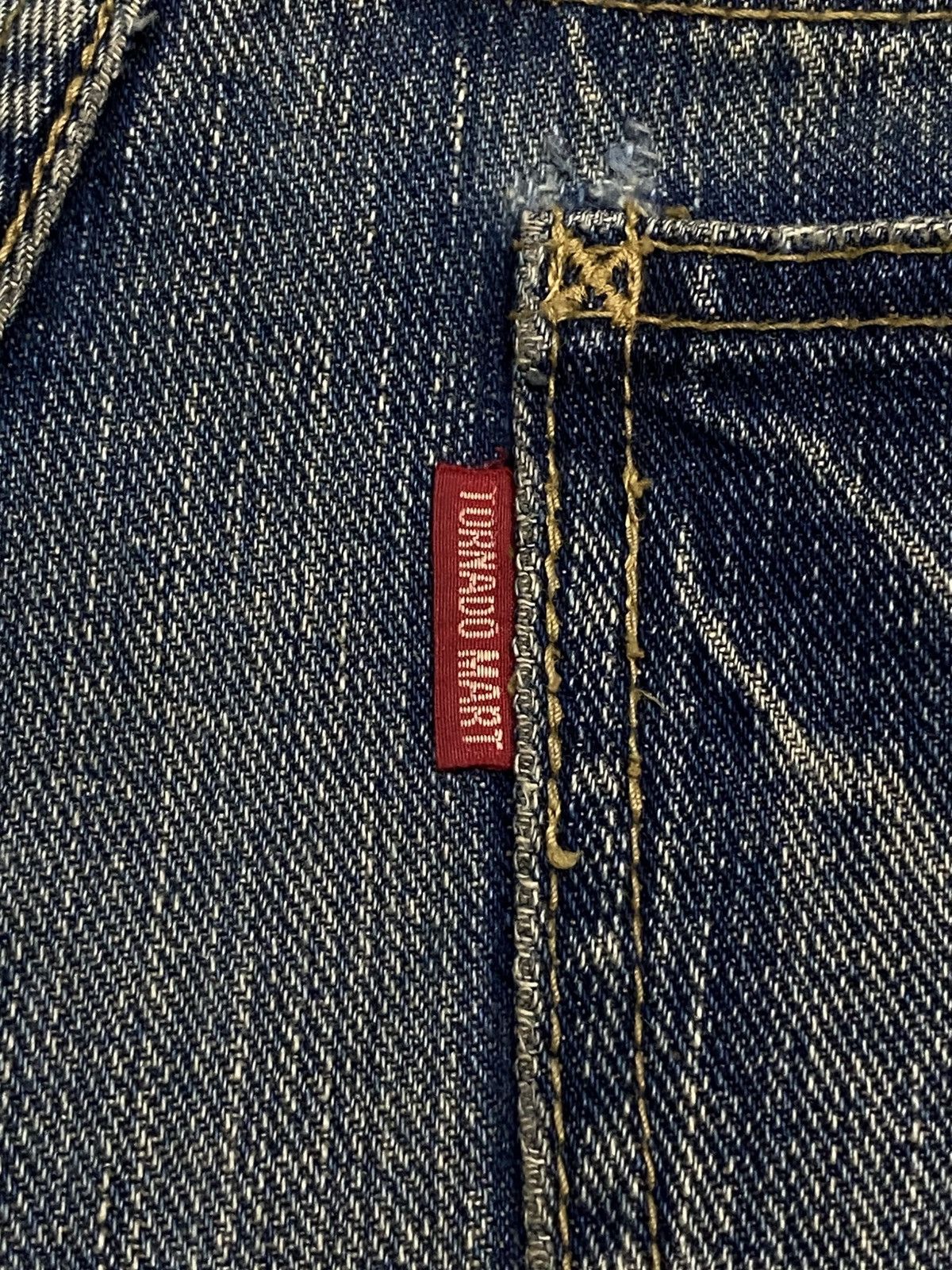 Tornado Mart 💃Tornado Mart Mud Wash Backlace Flared Jeans Size US 30 / EU 46 - 13 Thumbnail
