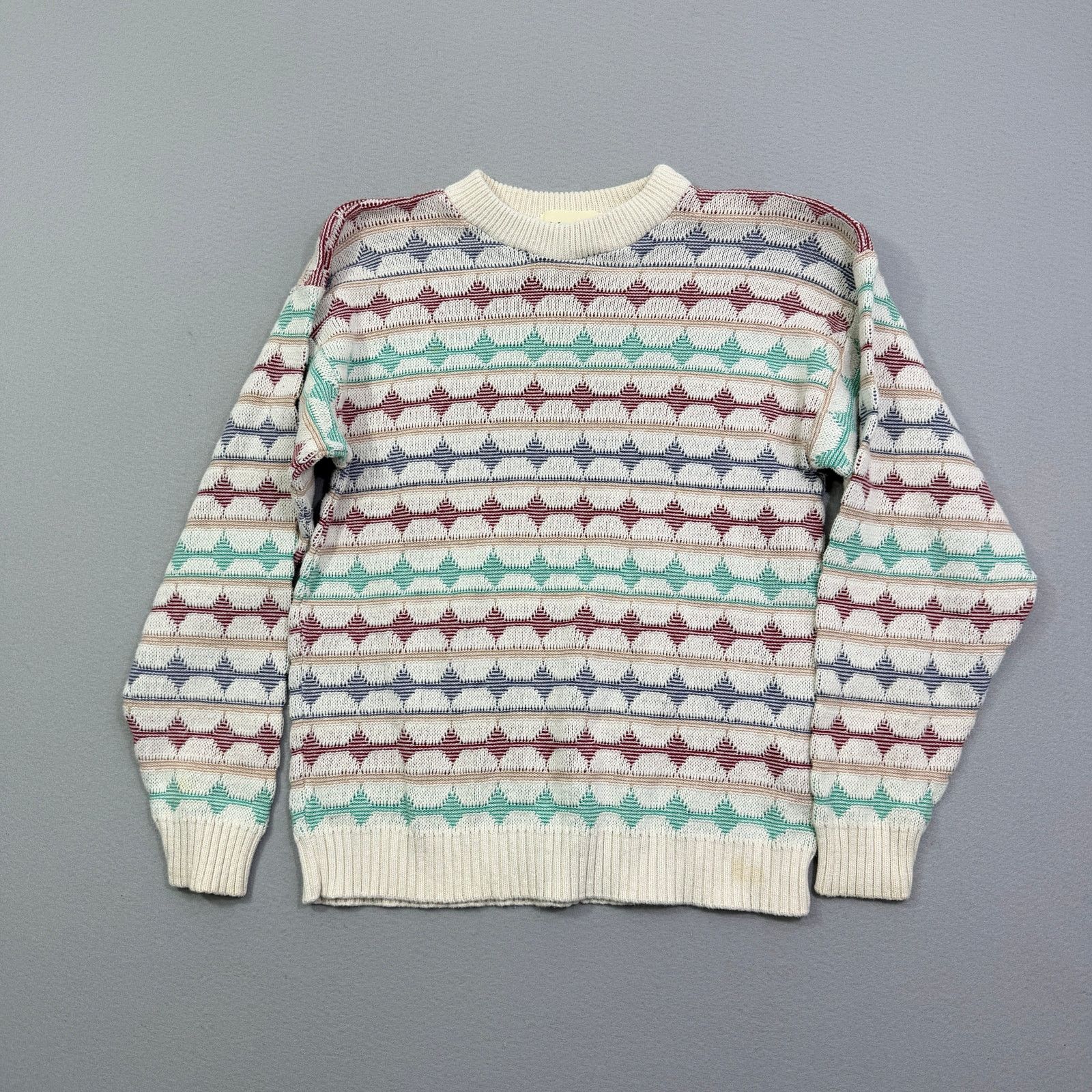 Vintage Vintage St Johns Bay Sweater Mens Extra Large Geometric Knit Size US XL / EU 56 / 4 - 1 Thumbnail