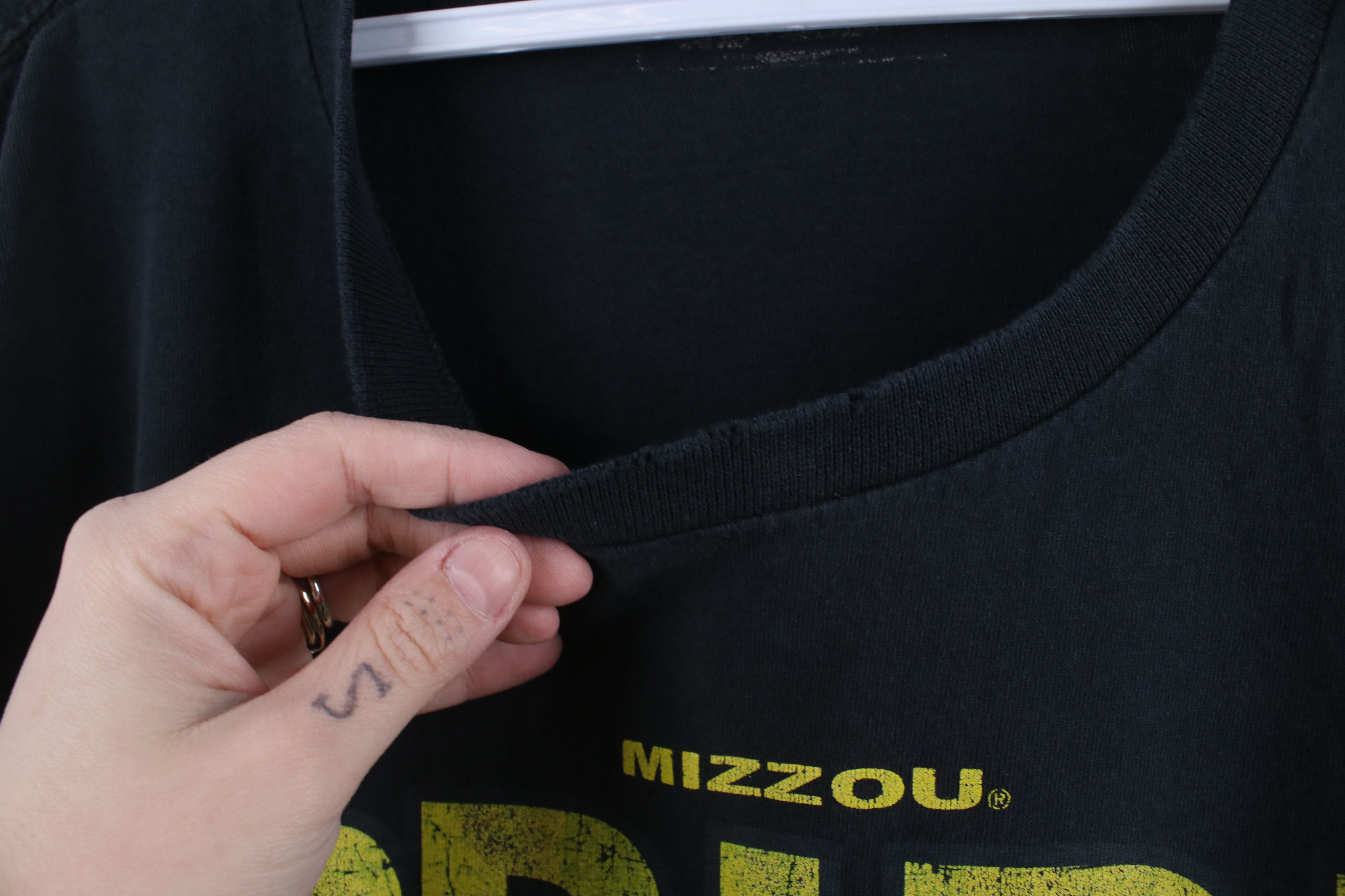 Nike × Vintage Vintage Nike Center Swoosh University of Missouri T-Shirt Size US XXL / EU 58 / 5 - 5 Thumbnail