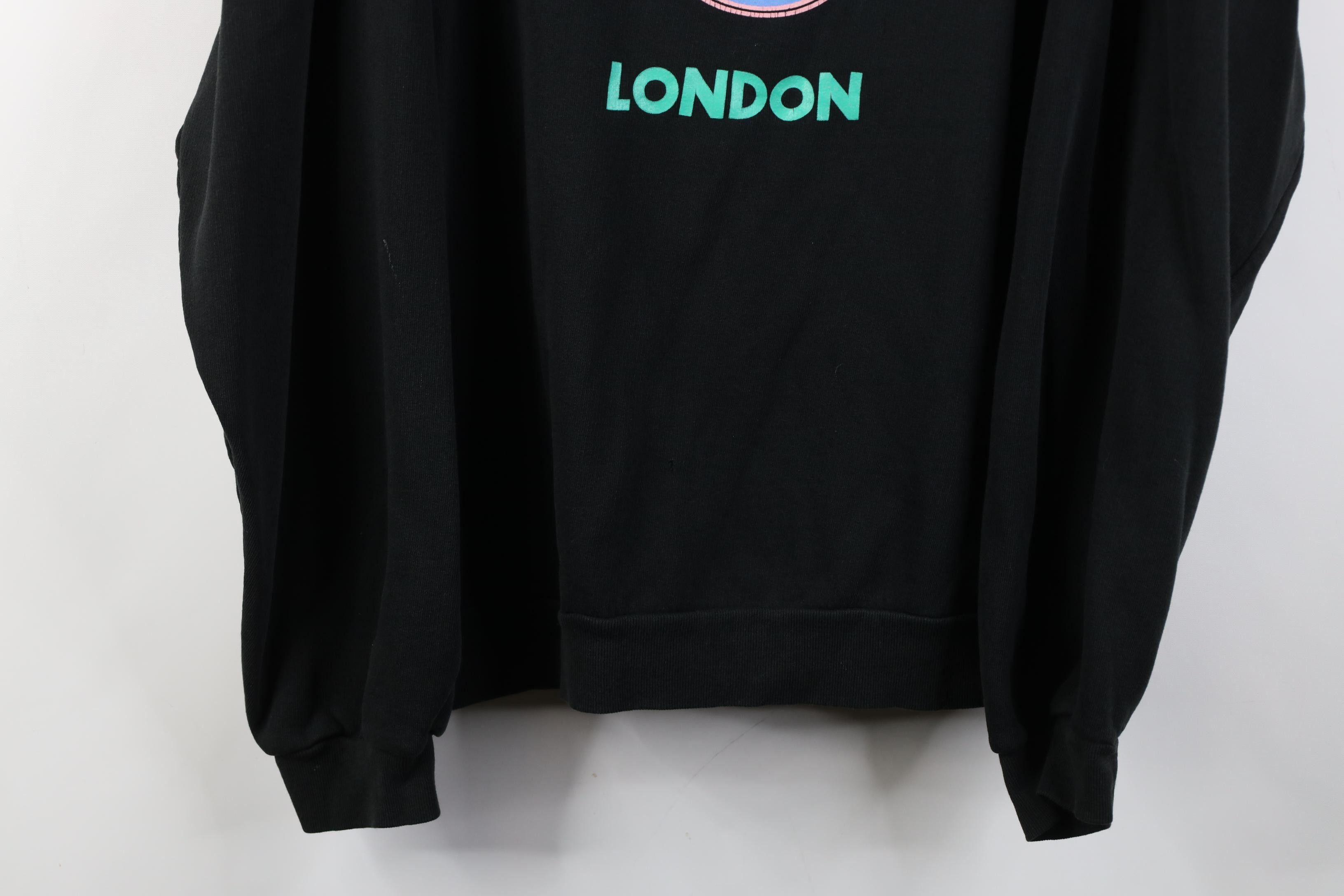 Hard Rock Cafe Vintage 90s Hard Rock Cafe Spell London Crewneck Sweatshirt Size US XL / EU 56 / 4 - 3 Thumbnail