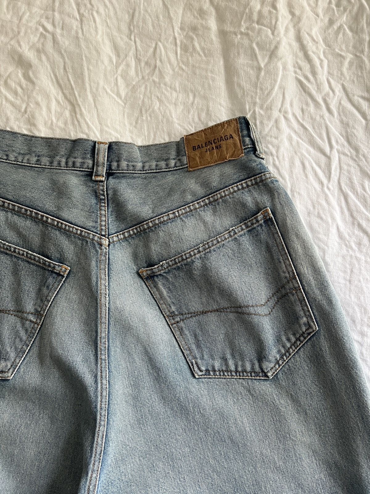Balenciaga Balenciaga Baggy Jeans Washed Blue Color XS Size US 30 / EU 46 - 7 Thumbnail