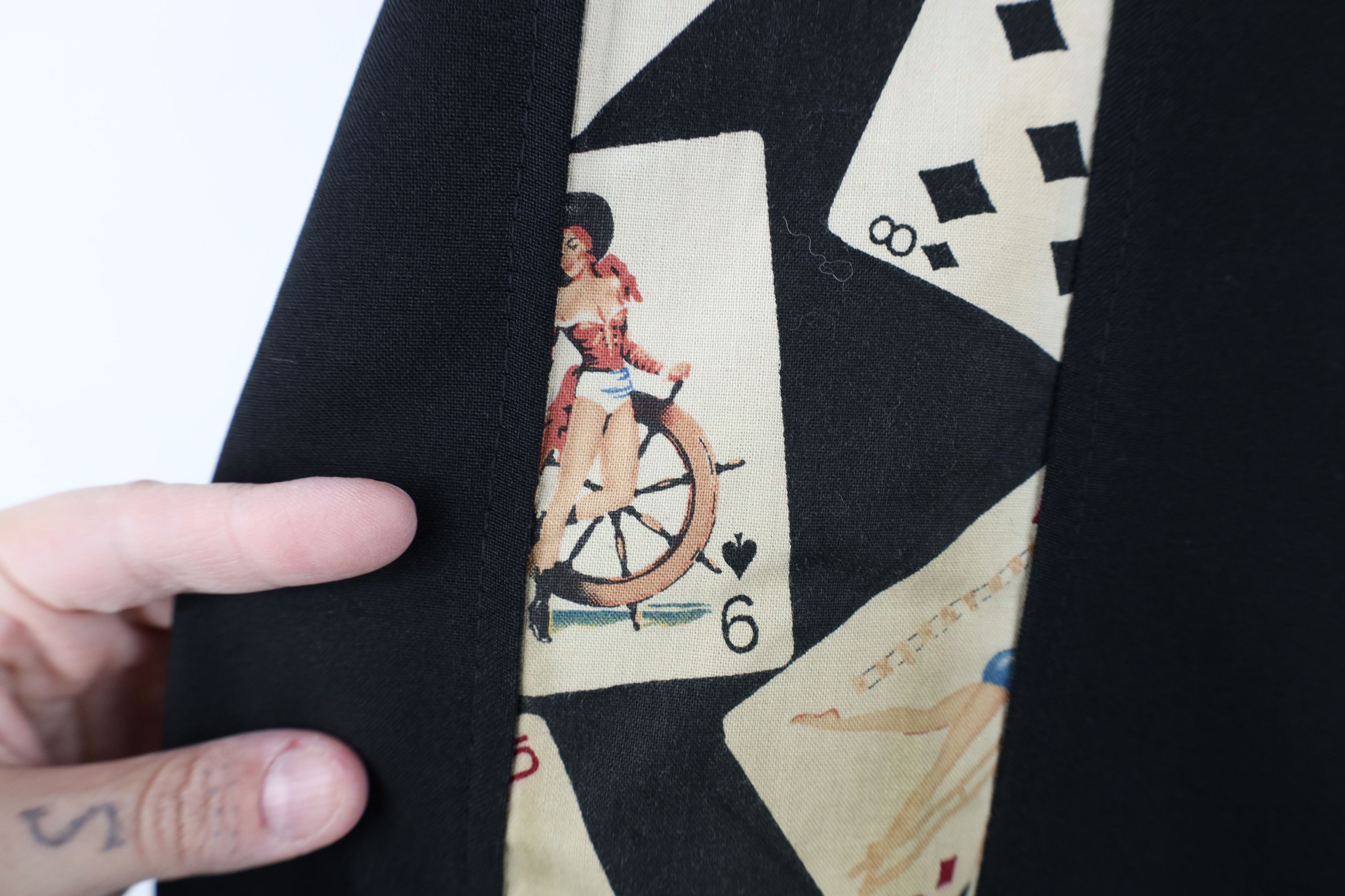 Vintage Vintage 90s Rockabilly Poker Casino Camp Button Shirt USA Size US XL / EU 56 / 4 - 6 Thumbnail