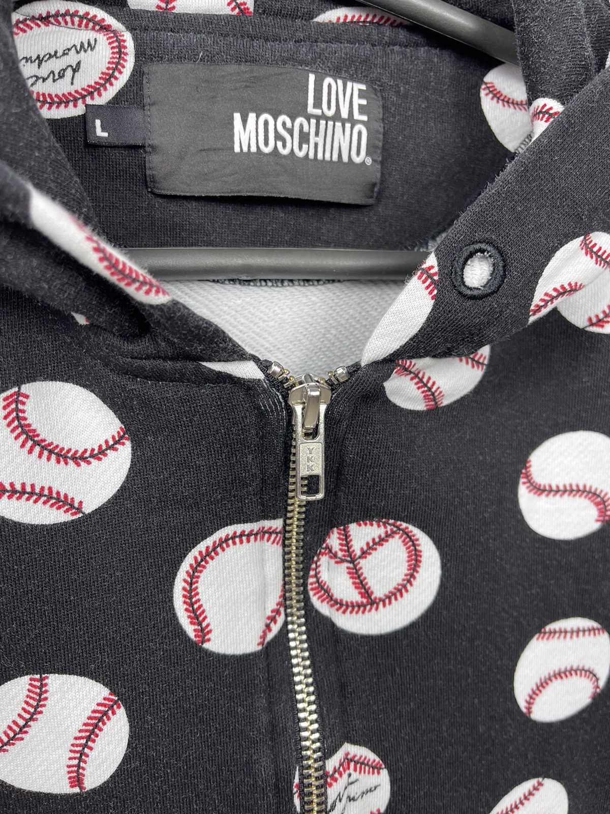 Love Moschino Love Moschino Zip Hoodie LOGO TENNIS BALL Multicolor Size L Size L / US 10 / IT 46 - 4 Thumbnail