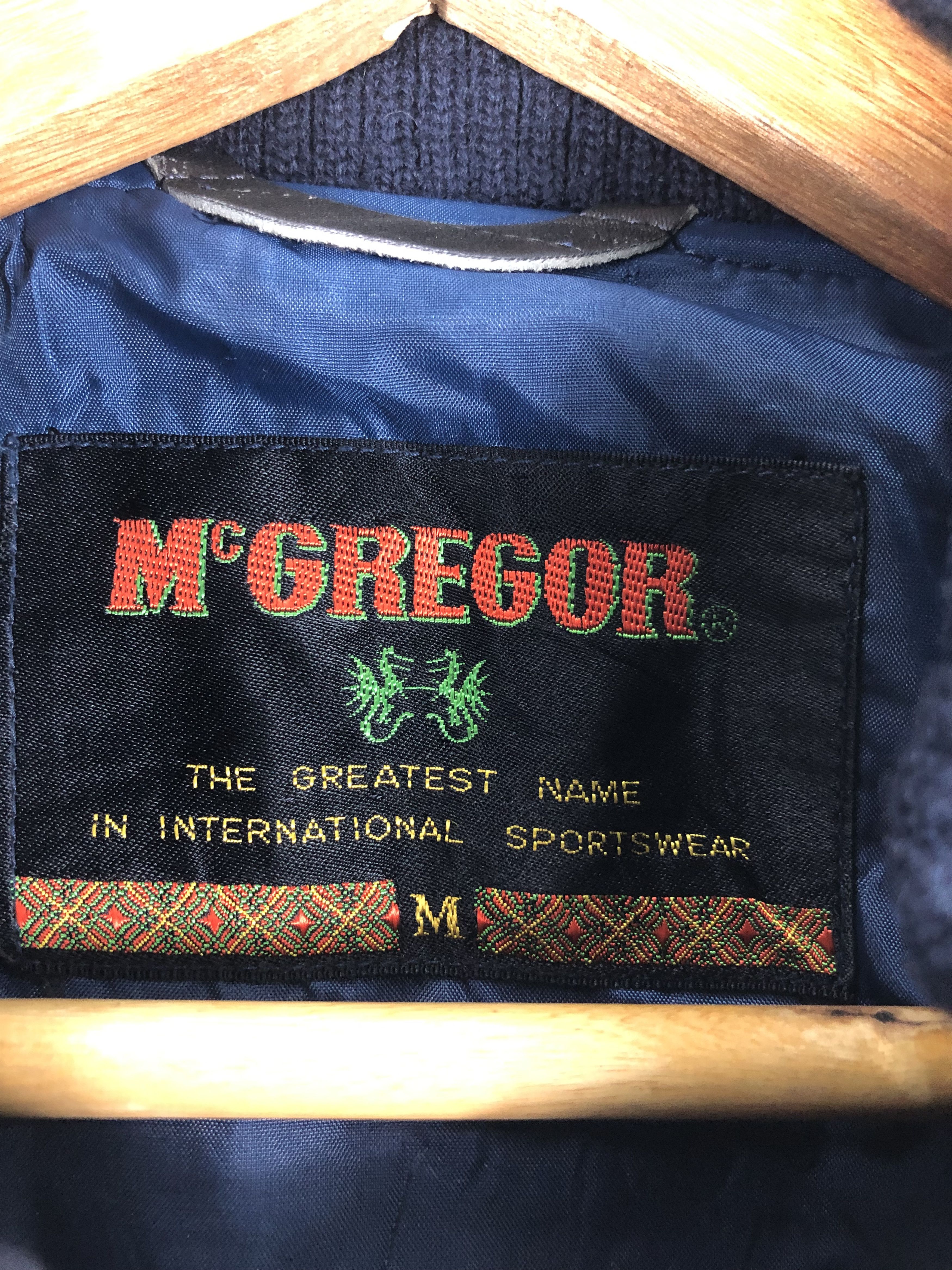 McGregor Vintage Mcgregor Varsity Jacket Blue V0174 Size US M / EU 48-50 / 2 - 5 Thumbnail