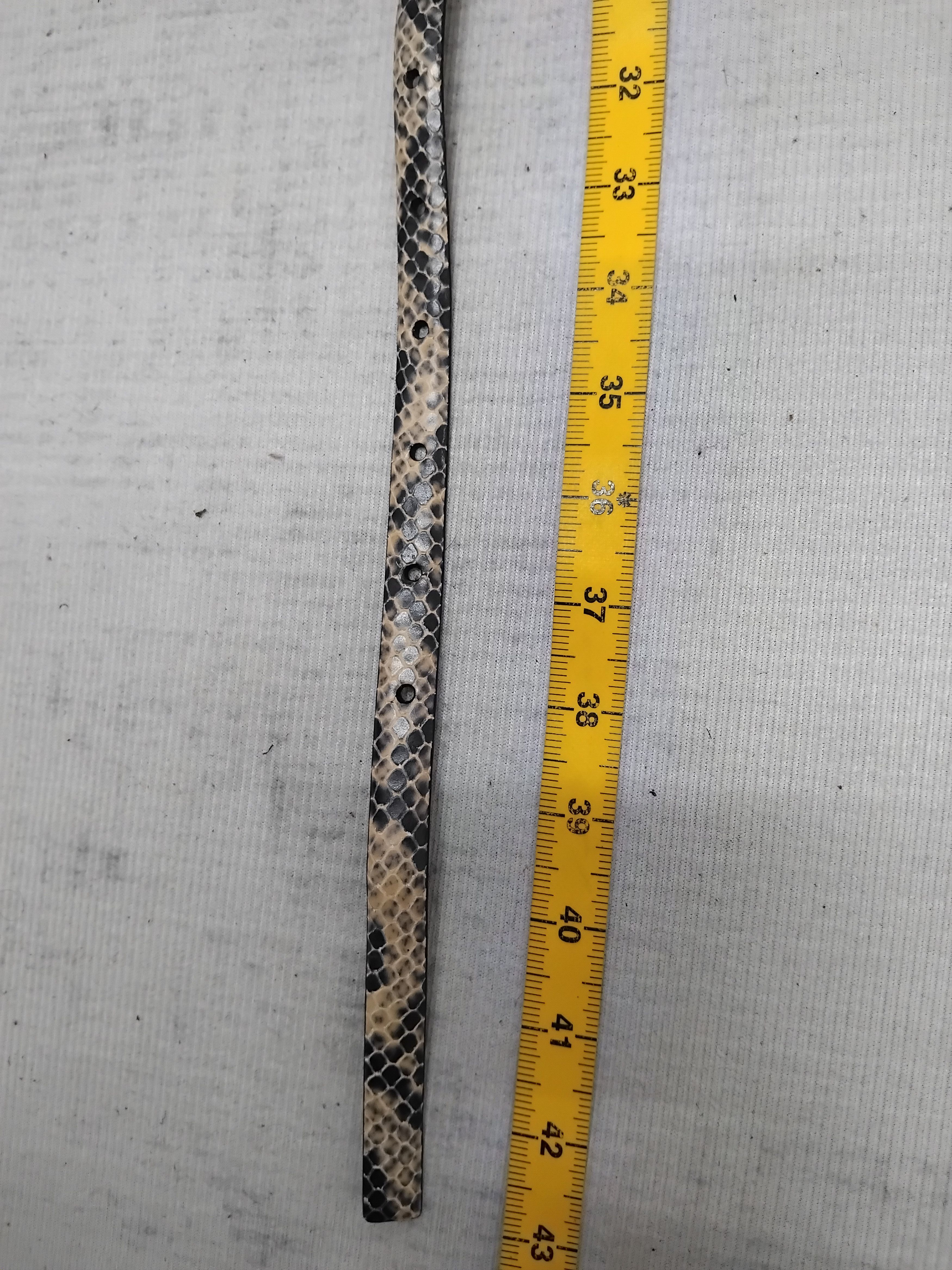 Japanese Brand 💥Unnamed snake skin Japanese style design belt Size ONE SIZE - 8 Thumbnail