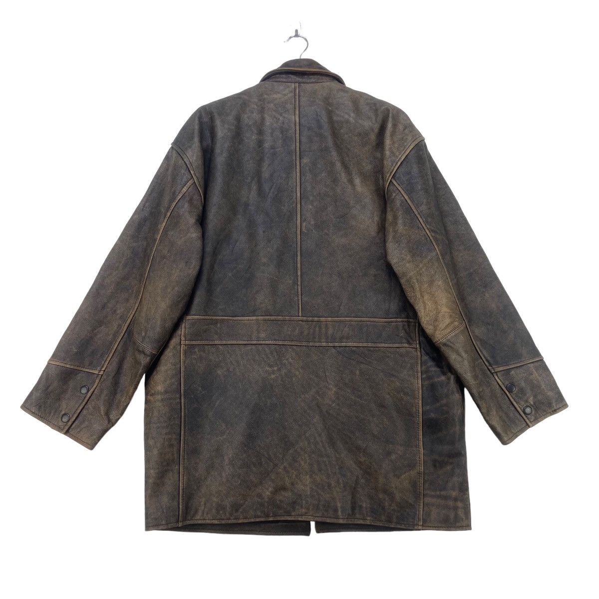 Genuine Leather Vtg 80s Midcoast International Original American Trade Mark Size US M / EU 48-50 / 2 - 4 Thumbnail