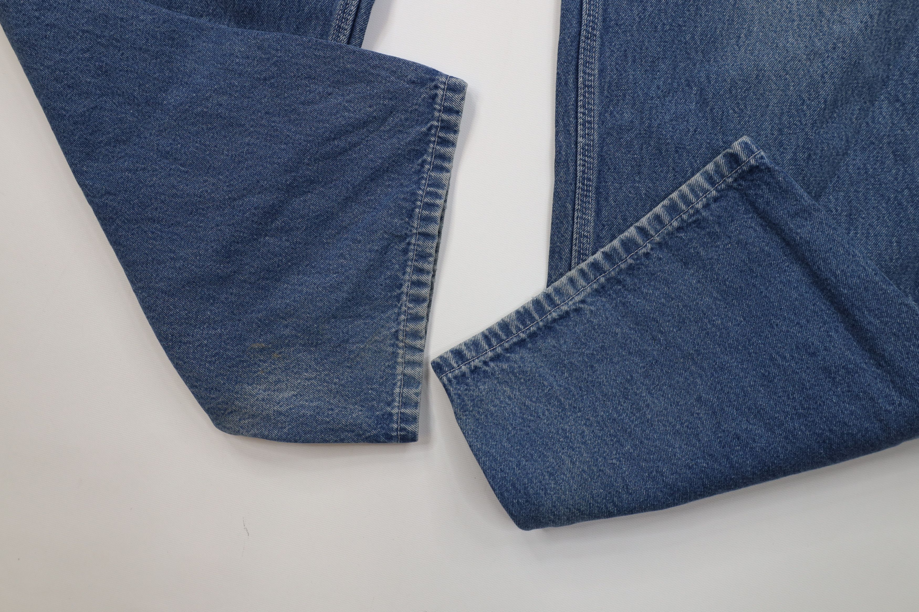Carhartt Vintage Y2K Carhartt Wide Leg Dungaree Denim Jeans Blue Size US 36 / EU 52 - 8 Thumbnail