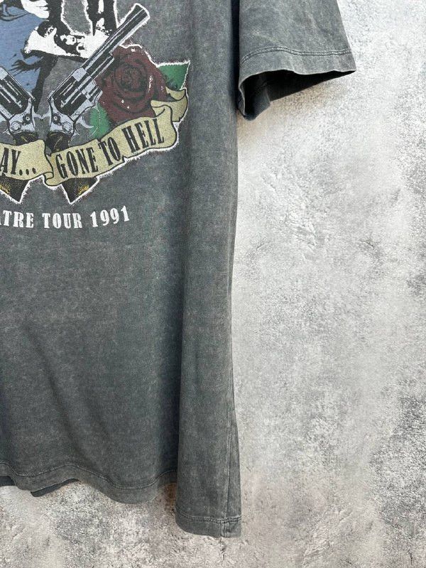 Guns N' Roses Guns N Roses T-Shirt 1991 Theatre Tour Graphic Rock Band Tee Size US L / EU 52-54 / 3 - 8 Thumbnail